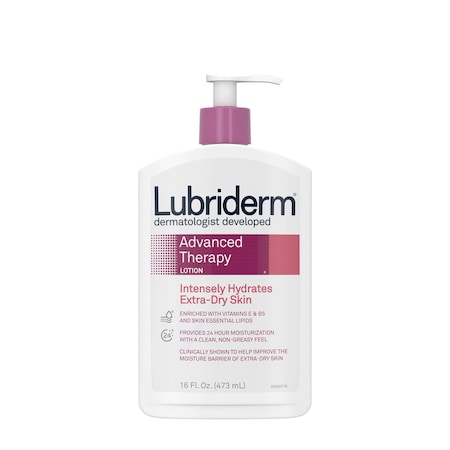 LUBRIDERM 5148322 Lotion Advanced Therapy 16 fl. oz., PK12