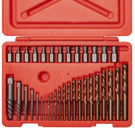 NEIKO 04206A Screw-Extractor Set, Broken Bolt Remover, Left-Hand Drill Bits,