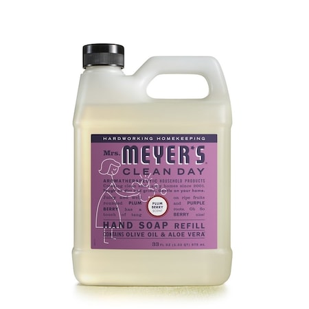 SCRUBBING BUBBLES 11337 Mrs. Meyer's Clean Day Plum Berry Scent Hand Soap