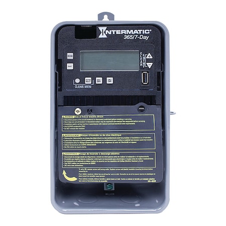 INTERMATIC ET2725CR Electronic Timer,7/365 Days,30A