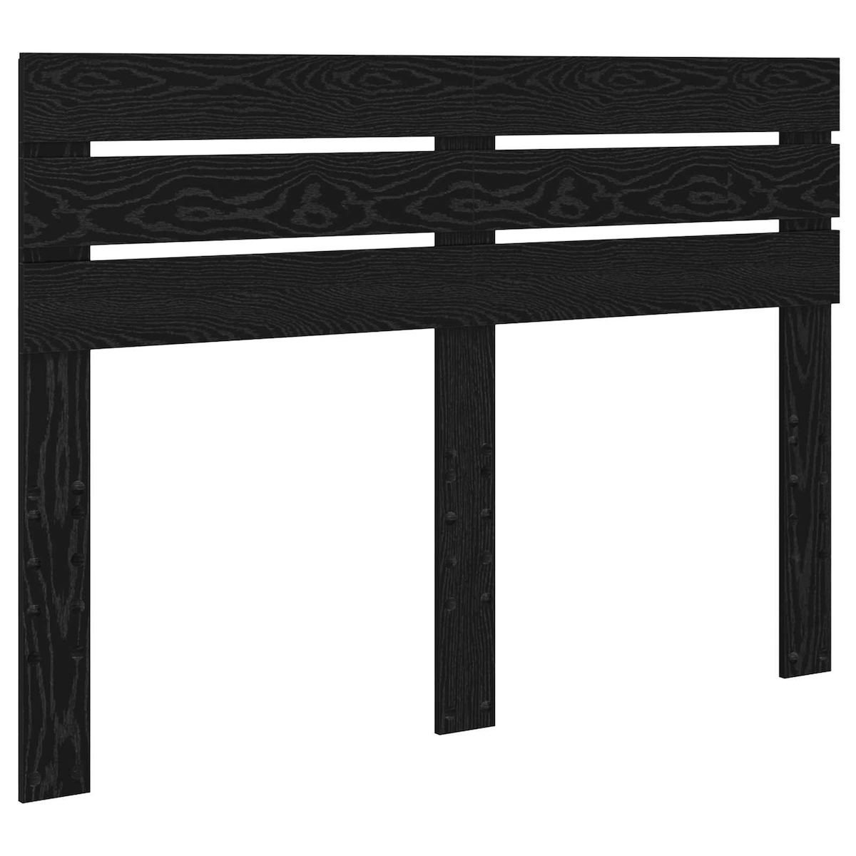 vidaXL Kopfteil Schwarz Eichen-Optik 160 cm Holzwerkstoff Image