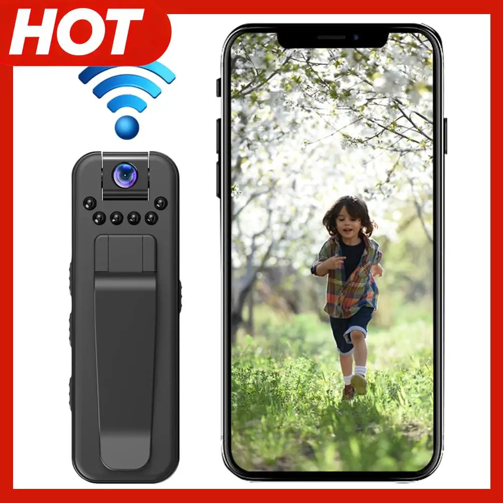 Caméscope numérique portable HD 1080P, détection de mouvement, vision nocturne infrarouge, caméscope miniature, caméra de surveillance vidéo