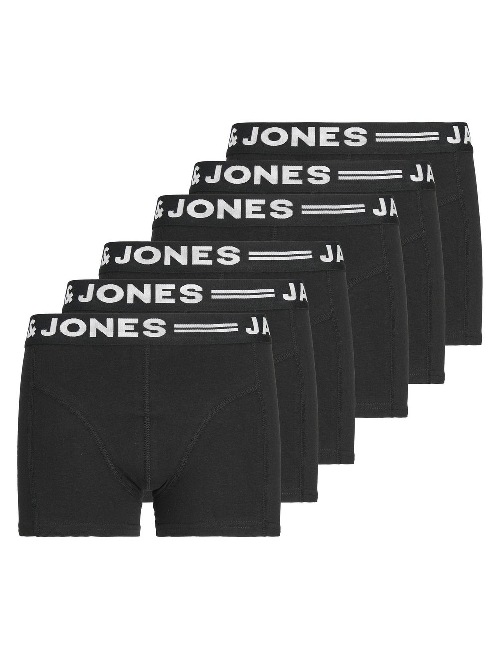 Jack & Jones Boxershort 6er Pack Jungen schwarz, 128 Image