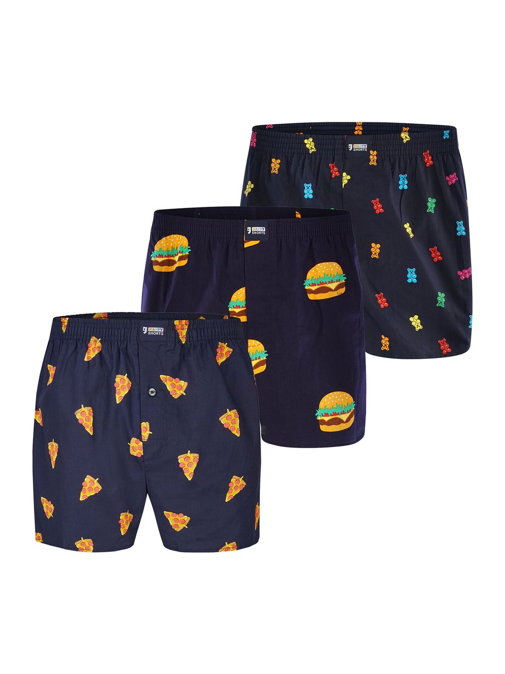 HAPPY SHORTS Boxer Herren mehrfarbig, XL Image