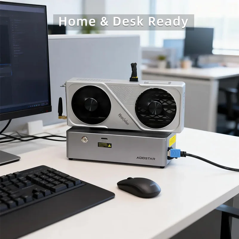 Magicminer BG02 7TH/s Mini-Bitcoin-Miner | SHA-256 Multi-Coin-Mining-Maschine | BTC/BCH/DGB/XEC/BSV/FB unterstützt | 150 W geringer Stromverbrauch Image