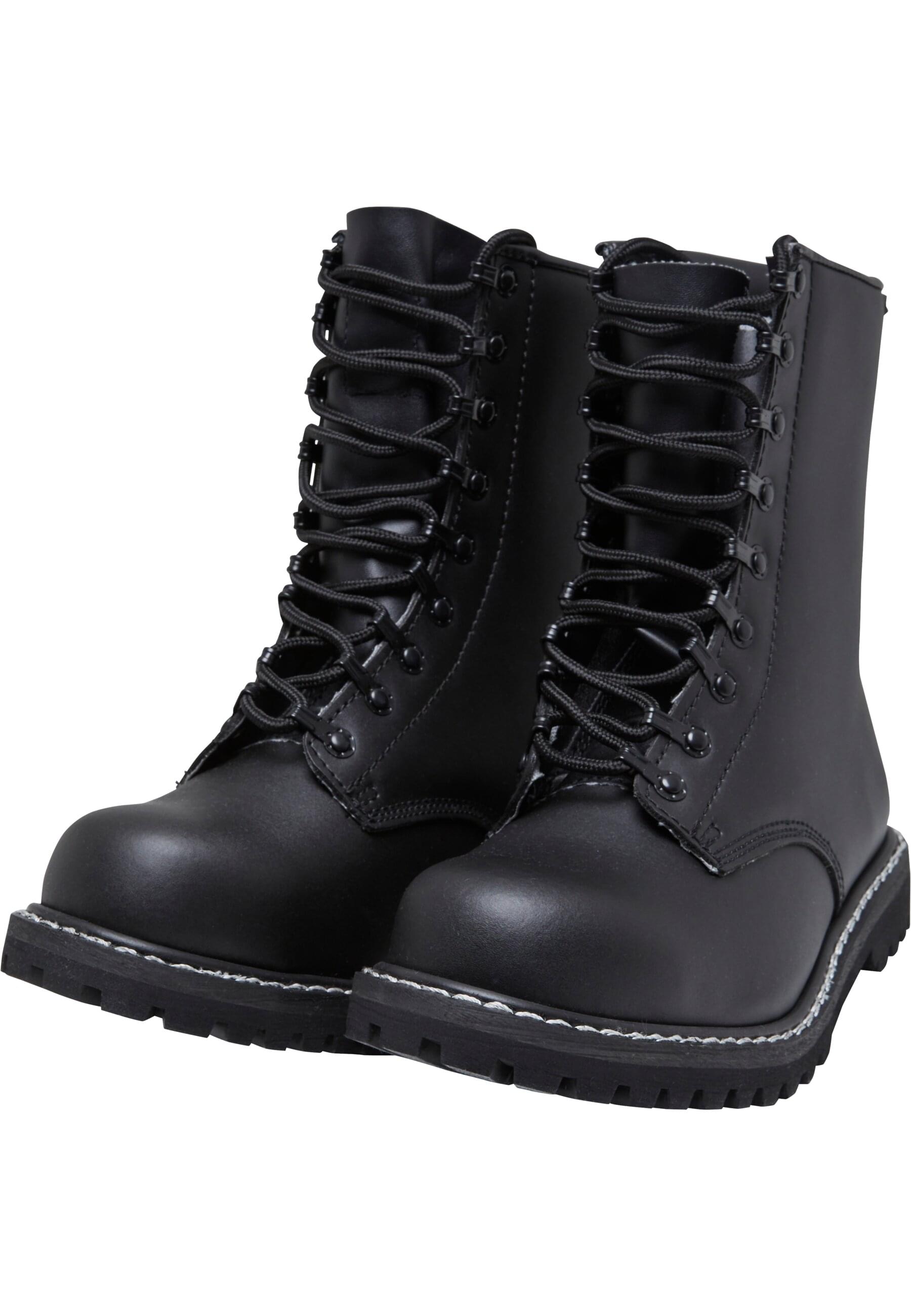 Stiefel BRANDIT "Brandit Herren Army Boots", Herren, Gr. 50, schwarz, unifarben, Schuhe Stiefel