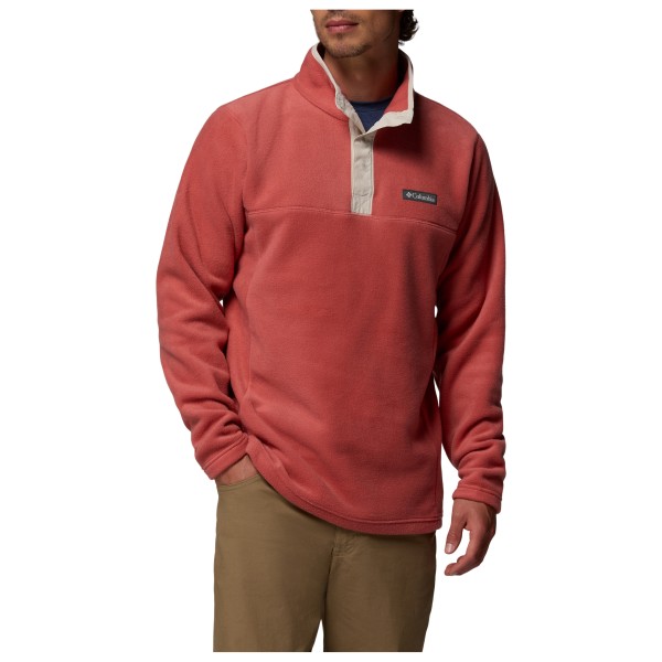 Columbia - Steens Mountain Half Snap II - Fleecepullover Gr XL rot
