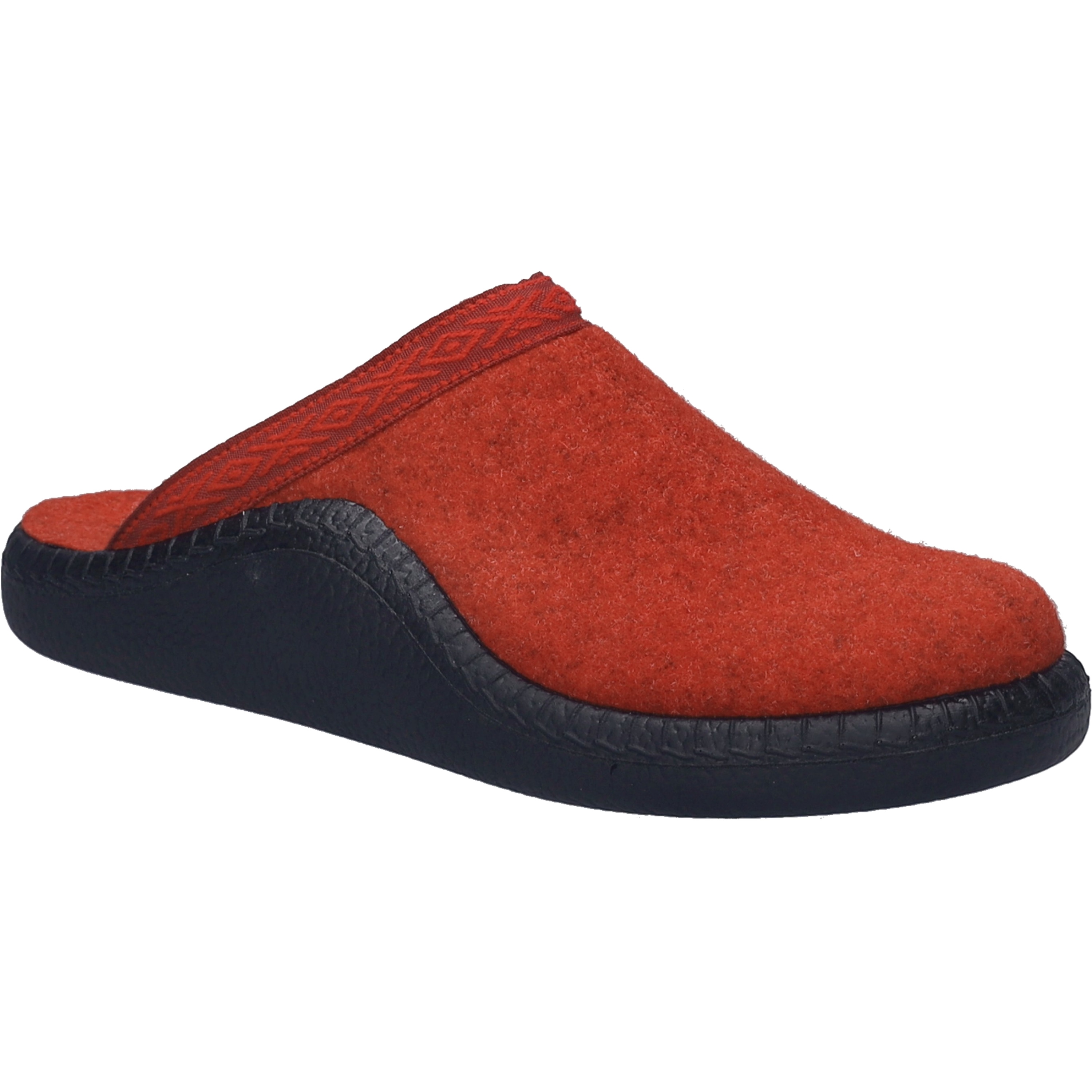 Hausschuh JOSEF SEIBEL "Monaco D 05, rot", Damen, Gr. 42, rot, Obermaterial: 100% Textilmaterial TEXMAT., Schuhe Hausschuh