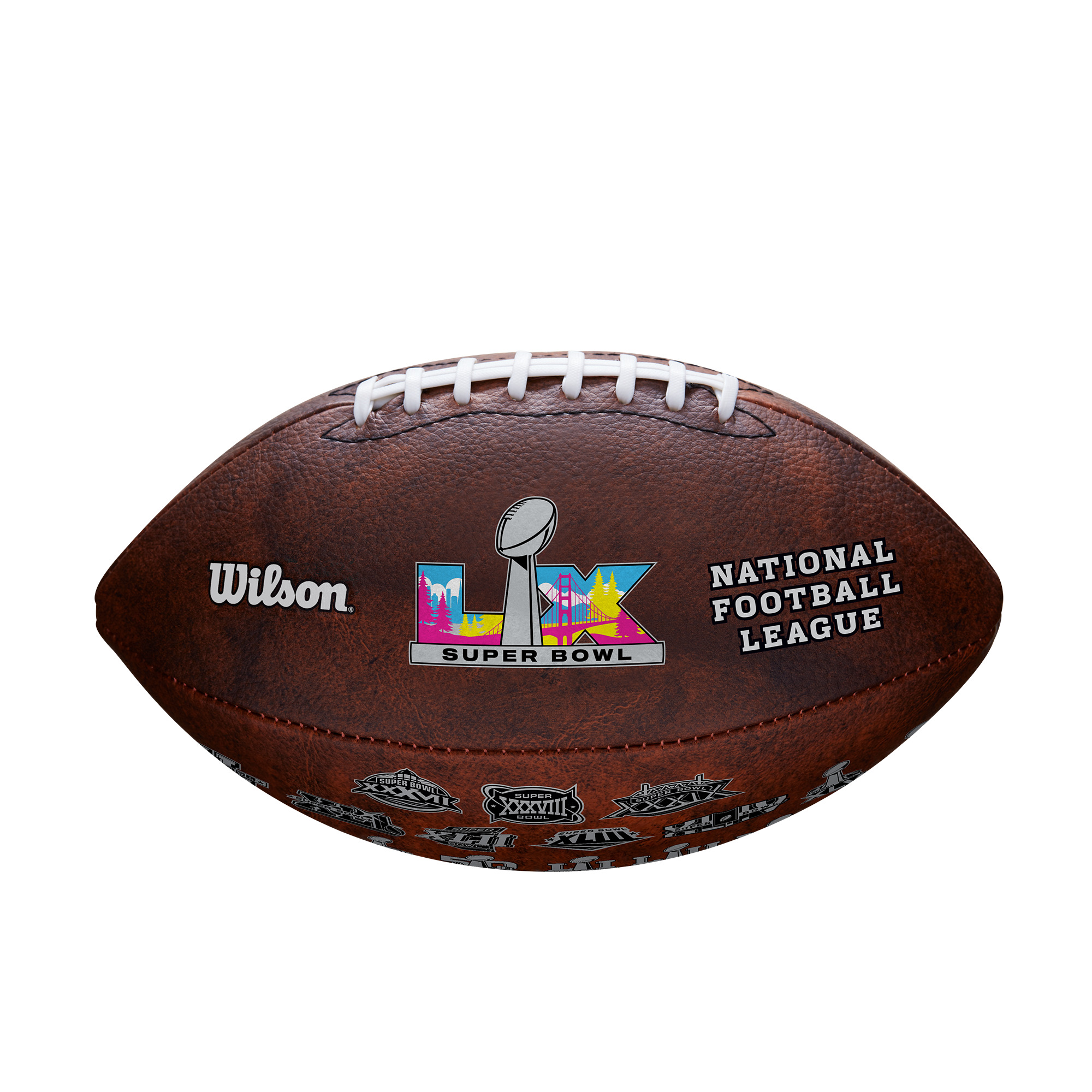 NFL Super Bowl LX – Retro-Edition mit allen Logos Image