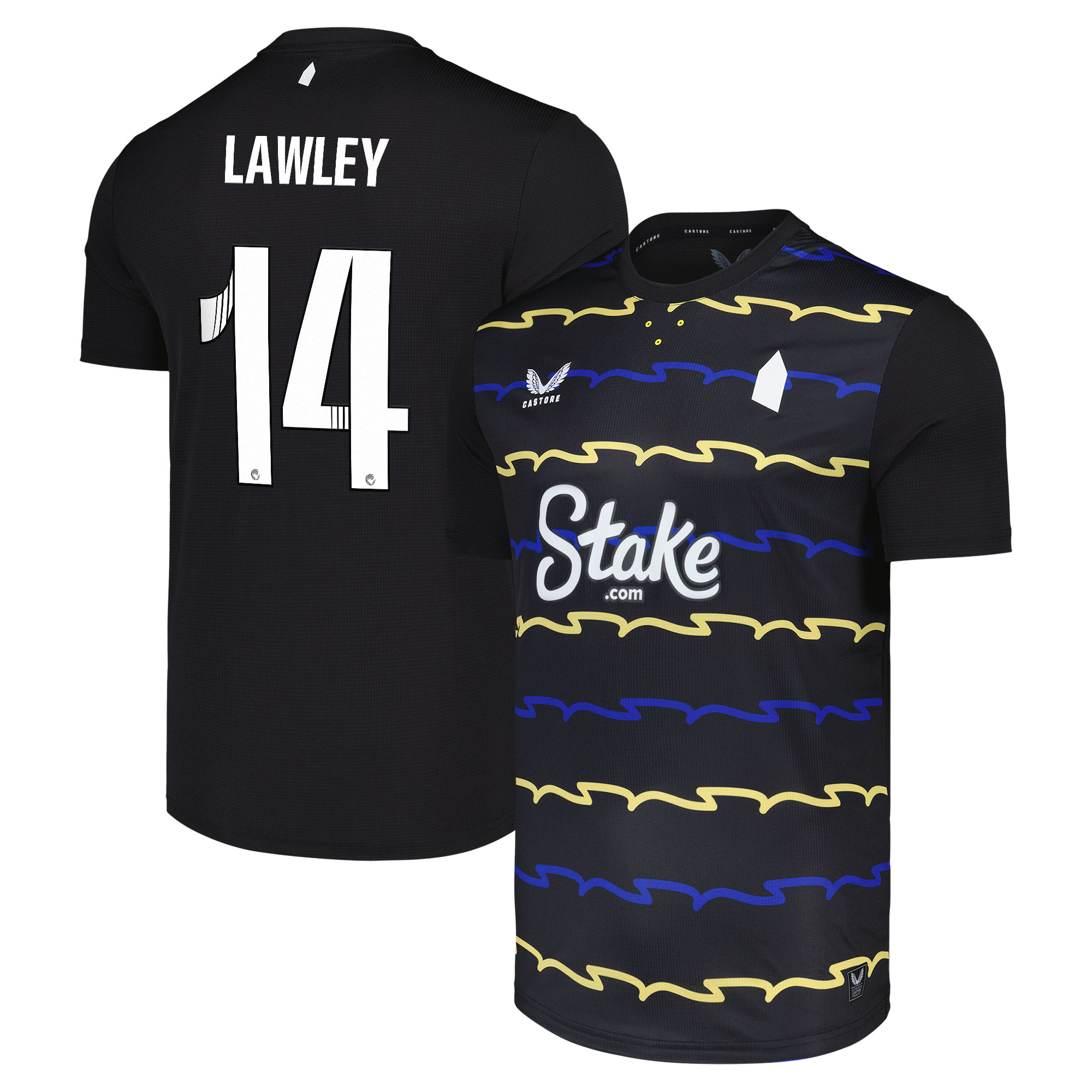 Everton Castore WSL Pro Ausweichtrikot 2025-26 mit Aufdruck Lawley 14 Image