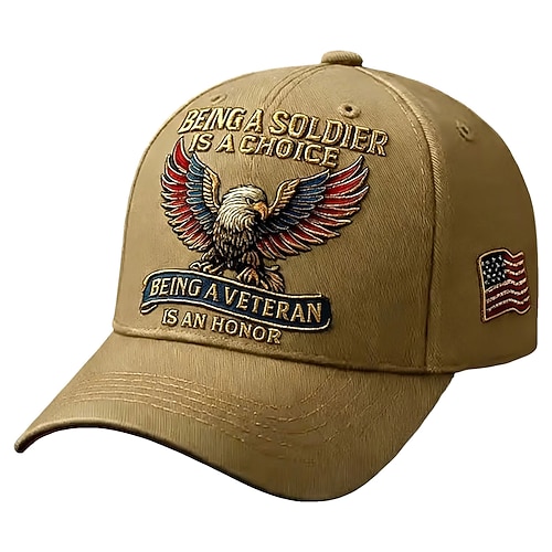 Cappellino da baseball per il 250° anniversario degli Stati Uniti, cappellino da veterano con aquila patriottica, cappellino commemorativo per essere un veterano, cappellini da baseball patriottici