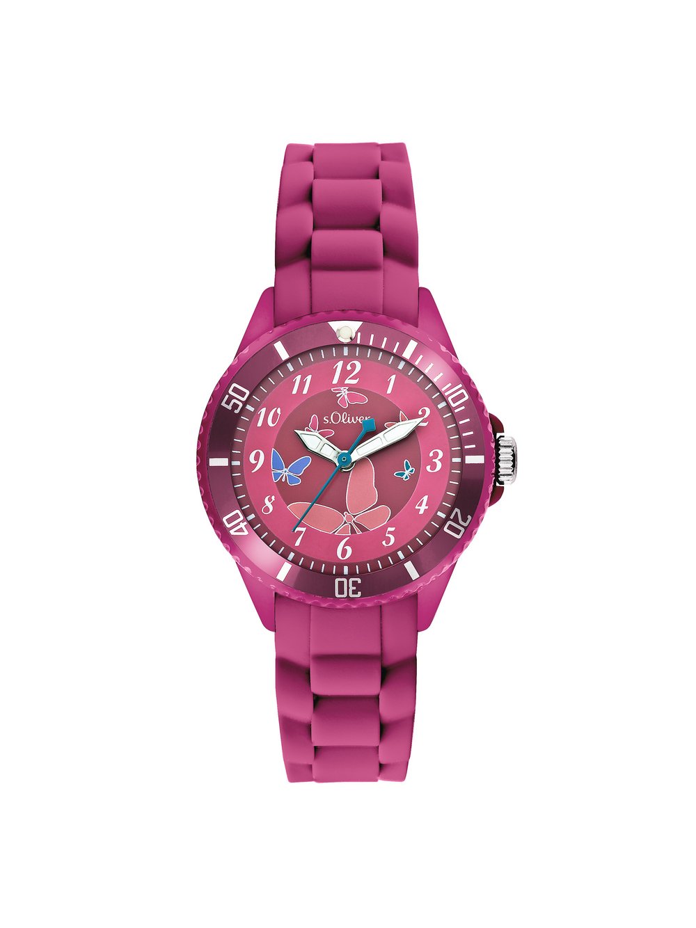 s.Oliver Armbanduhr Mädchen lila, ONE SIZE Image