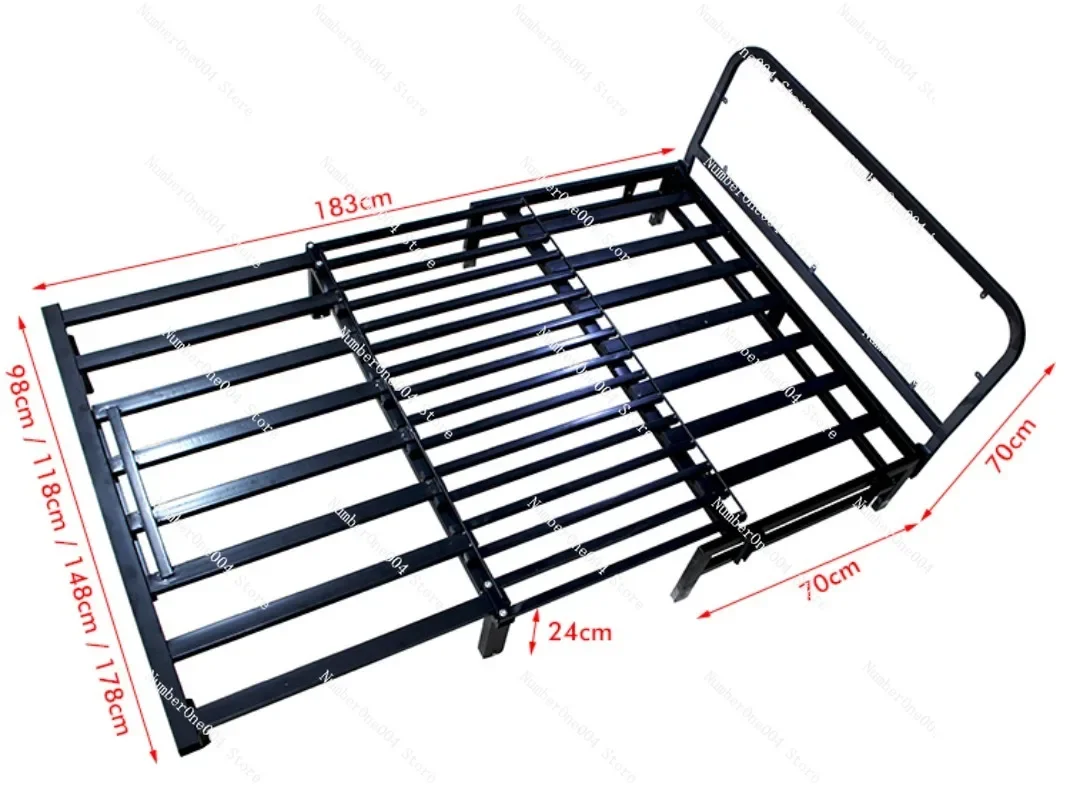 Anwendbar auf drei klappbare, ausziehbare Teleskop-Schlafsofas mit Eisenrahmen, multifunktionale Push-Pull-Sofabasis-Hardware Image