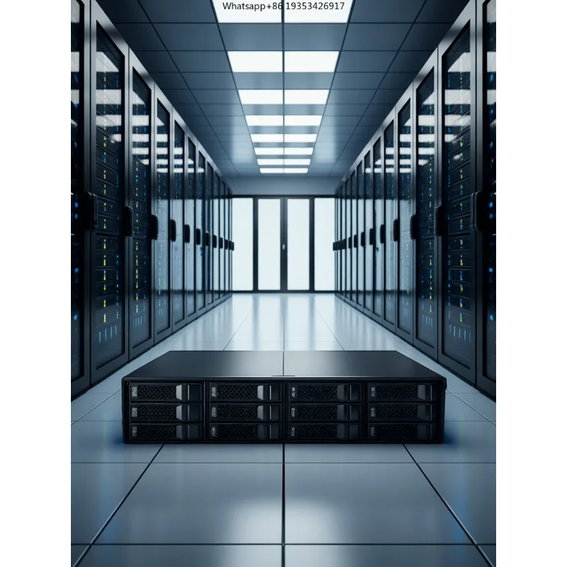12-Bay-Festplatten-Erweiterungsgehäuse Externes NAS-Speichergerät 12 Gbit/s Hochgeschwindigkeits-Backplane Unterstützt Kaskade mit mehreren Gehäusen Image