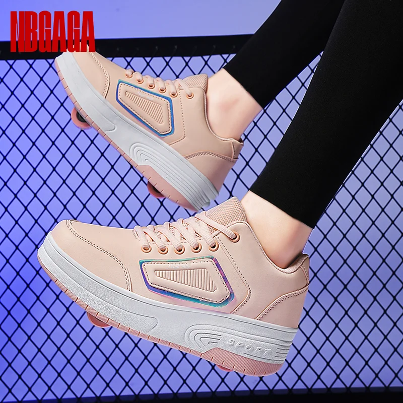 2-Rad-Rollschuhe mit LED-Beleuchtung, verstellbare Sportschuhe für Kinder, Outdoor-Skateschuhe, Anfänger-Sicherheitsschuhe, Geschenk