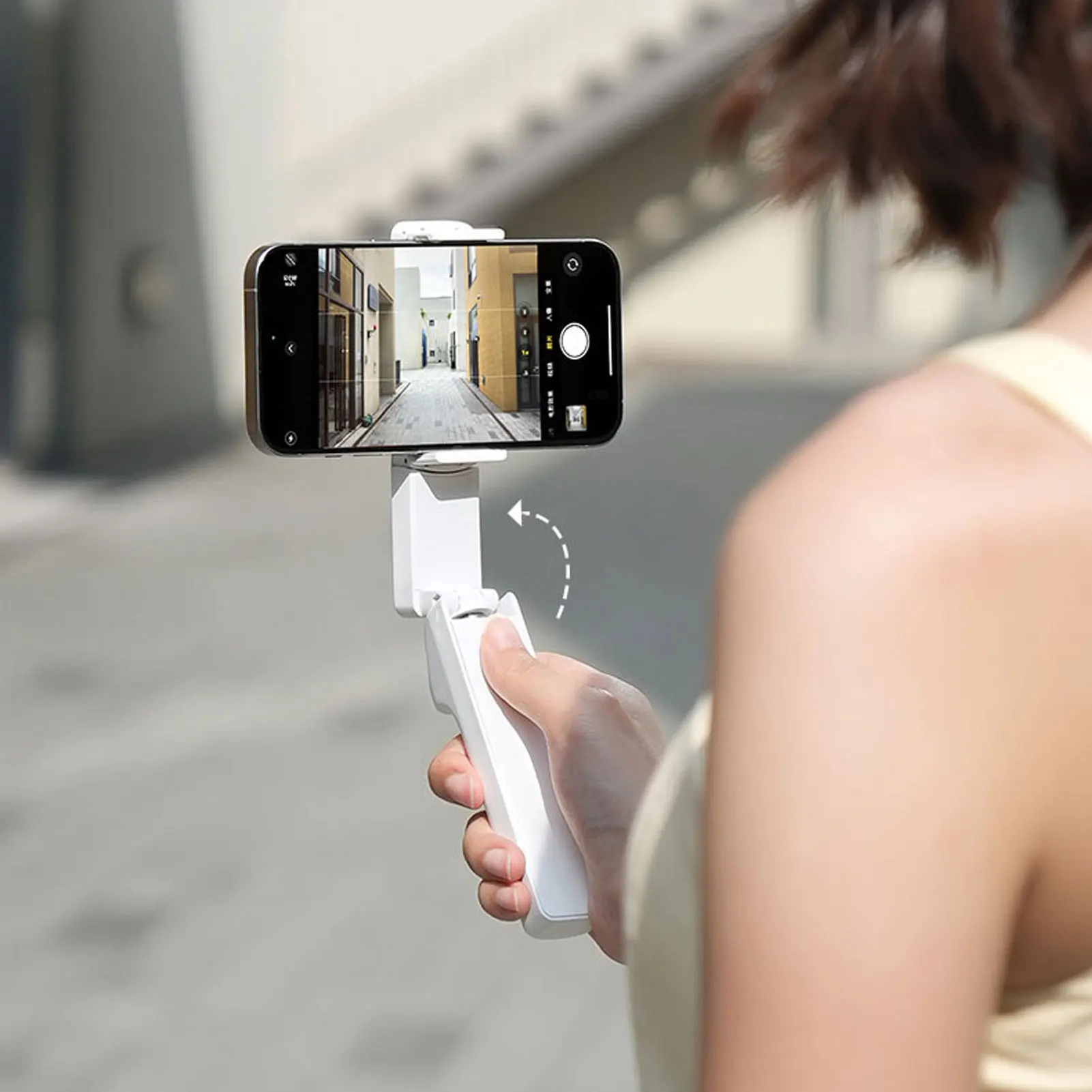 Ausziehbarer Handy-Selfie-Stick mit Bluetooth-Fernbedienung, tragbarer Selfie-Stick für Foto, Video, Vlog, Live-Streaming, 360-Grad-Drehung Image