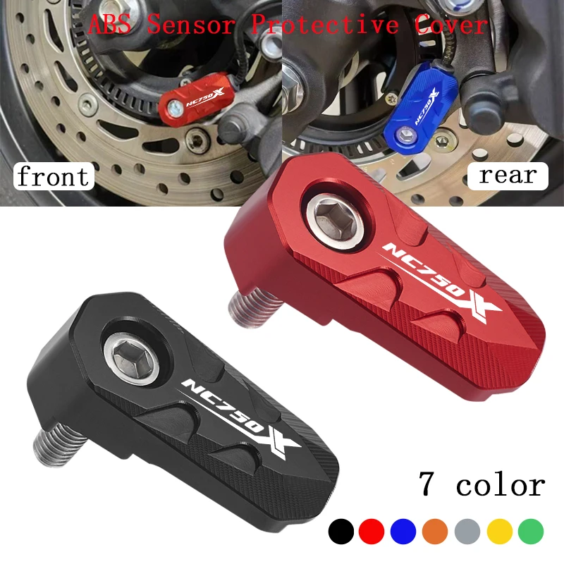 Für HONDA NC750X NC750S NC 750X 750S NC750 X 2013-2025 Motorradzubehör CNC Vorder- und Hinterrad ABS-Sensor-Schutz Image