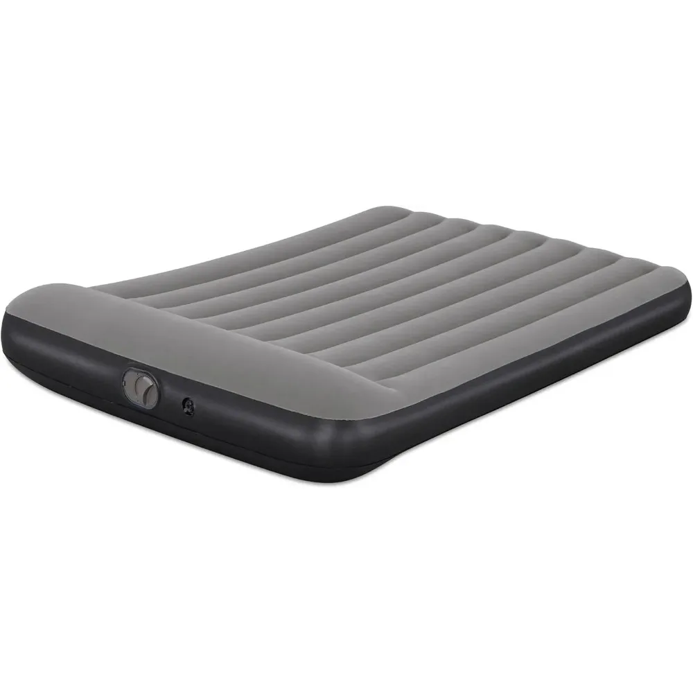 Beflocktes Doppelbett Kinderbett mit 86 cm hohem Kopfteil für 2 Personen 272 kg Image