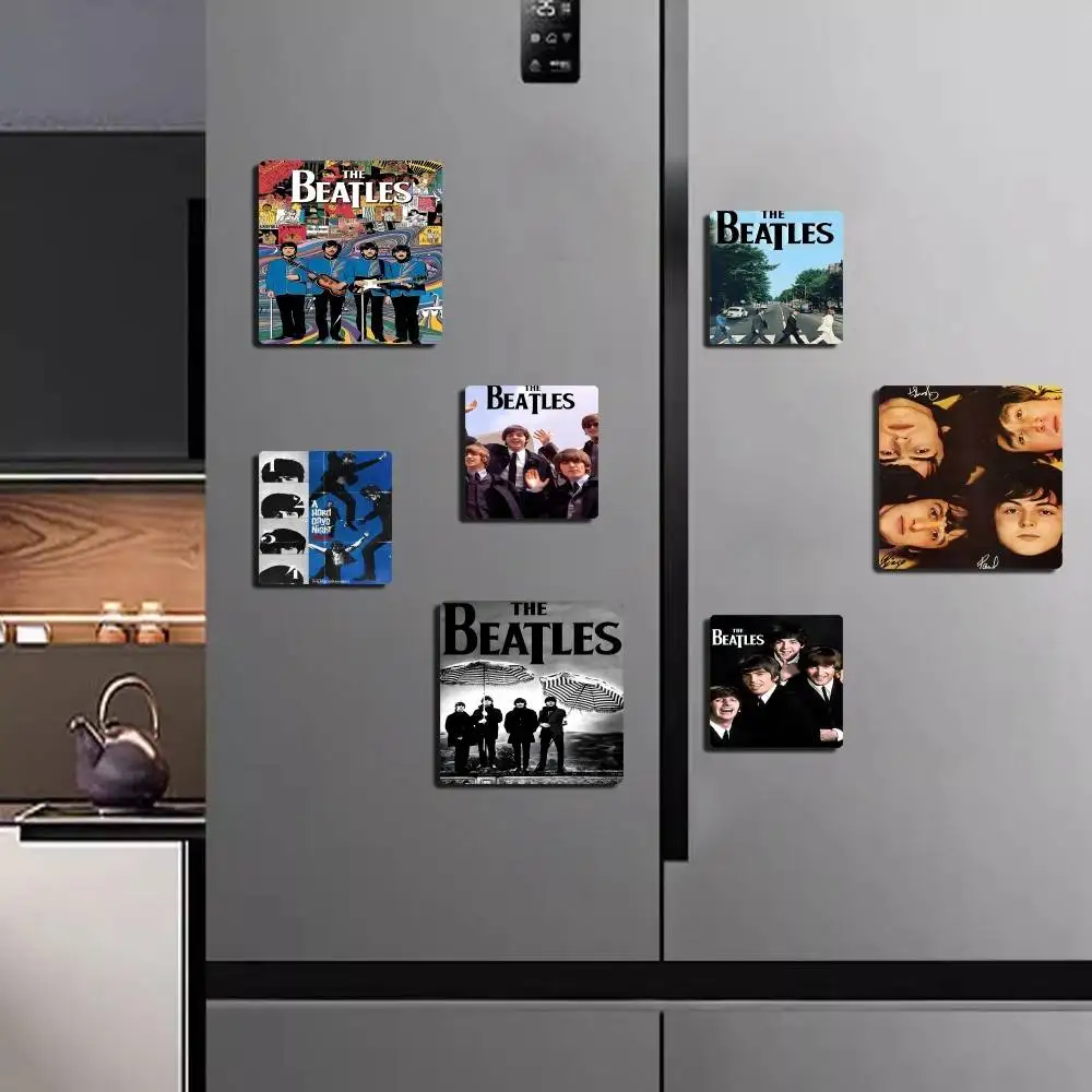 Rockband The B-B-Beatles-es personalisierte Foto-Kühlschrankmagnete – Geschenk für Heimdekoration, Valentinstagsgeschenk, Foto-Magnetaufkleber Image