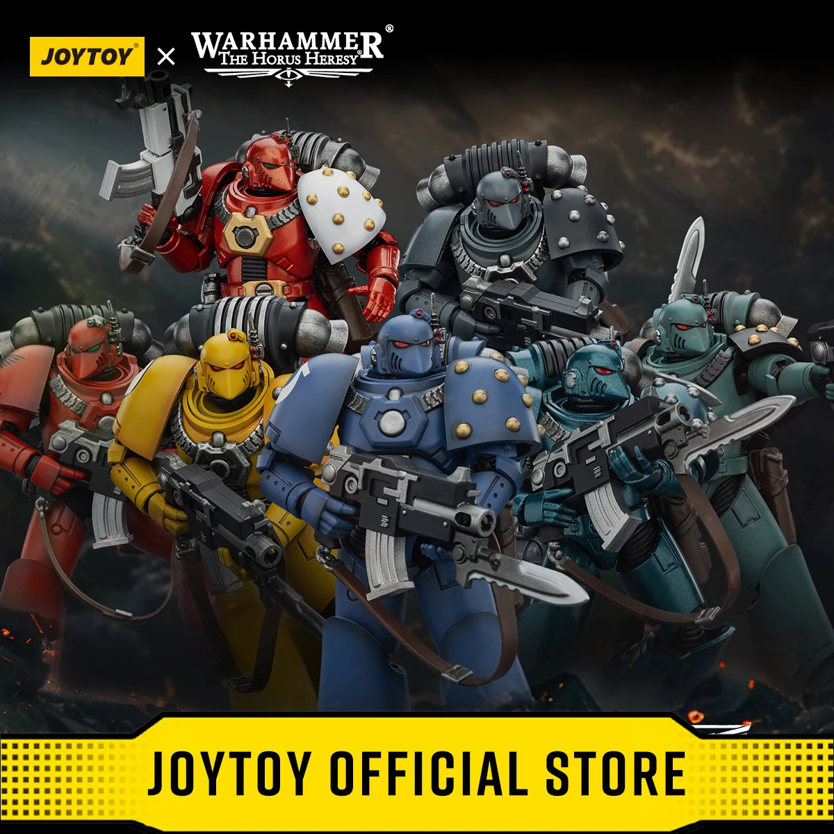 JOYTOY "The Horus Heresy" 1/18 Actionfiguren MKVI Taktischer Legionär Ultramarines Imperial Fist Blood Angels