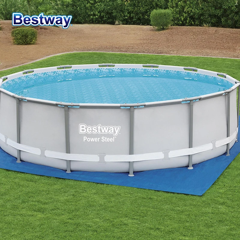 Bestway 58003 Poolbodentücher Verfügbare Bodenplane Poolmatten, Spa-Matten für Terrassenpools, Innenpools, Indoor-Spas Image