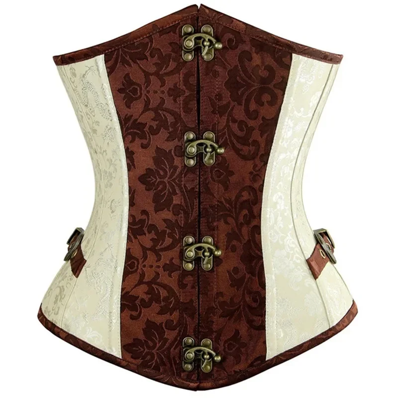 Steampunk Gothic Bustier Taillenmieder für Frauen Sexy Unterbrustkorsett Abnehmen Body Shaper Plus Size Dessous Image