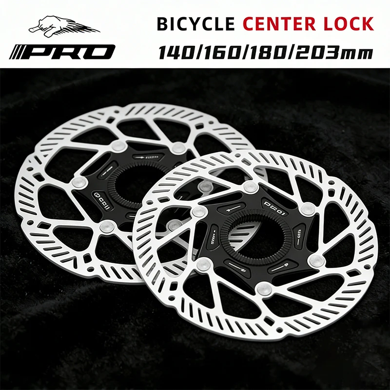 IIIPRO Center Lock Bremsscheibe 140/160/180/203mm Mountainbike Rennrad Bremsscheibe mit Sicherungsring MTB Hydraulische Bremsscheibe Image
