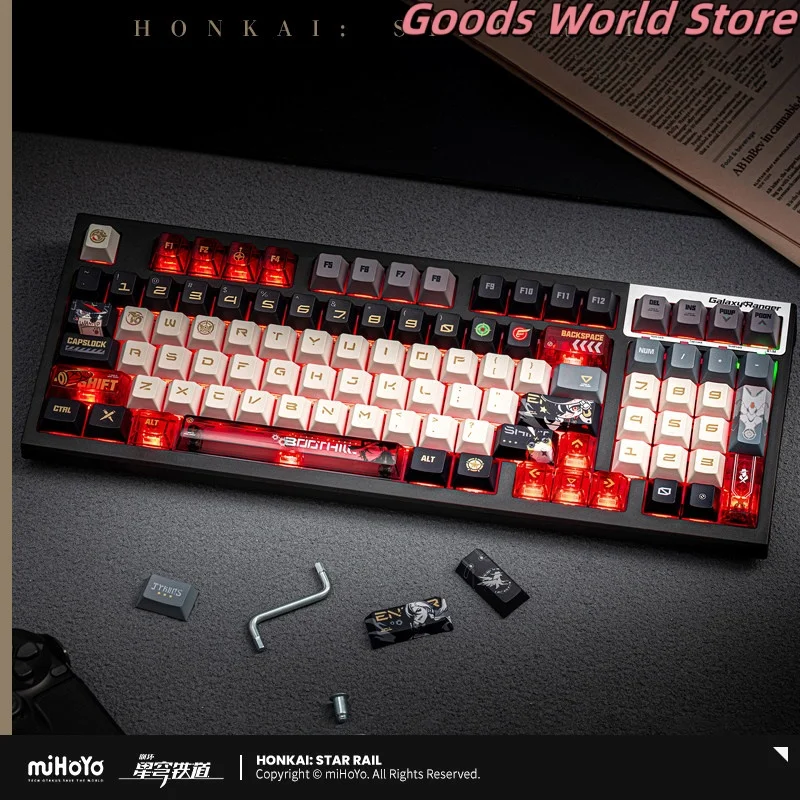 Original Boothill mechanische Tastatur Gaming-Tastaturen Honkai Star Rail RGB Wireless Esports Custom Keyboard für Gamer Geschenk Image