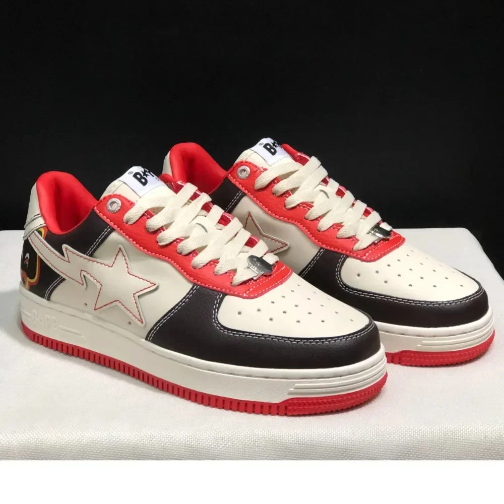 2026 Original A BATHING APE Classics Bape Herren Damen Skate-Schuhe Mode Freizeitschuhe Outdoor-Plattform Bärenschuhe Sneakers