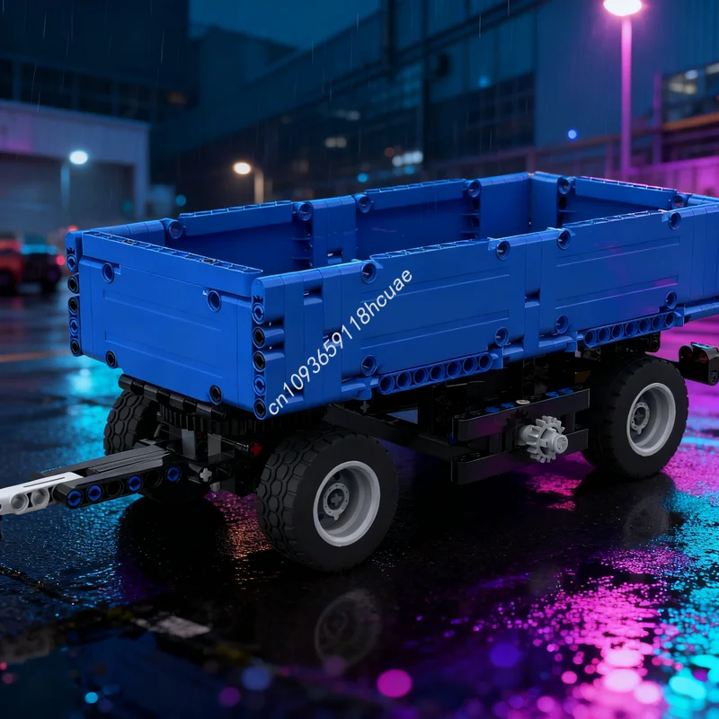 452 stücke MOC Technische Kipper Anhänger LS Modell Bausteine Spielzeug Architektur DIY Kreative Weihnachten Geschenk Idee Bildung Image