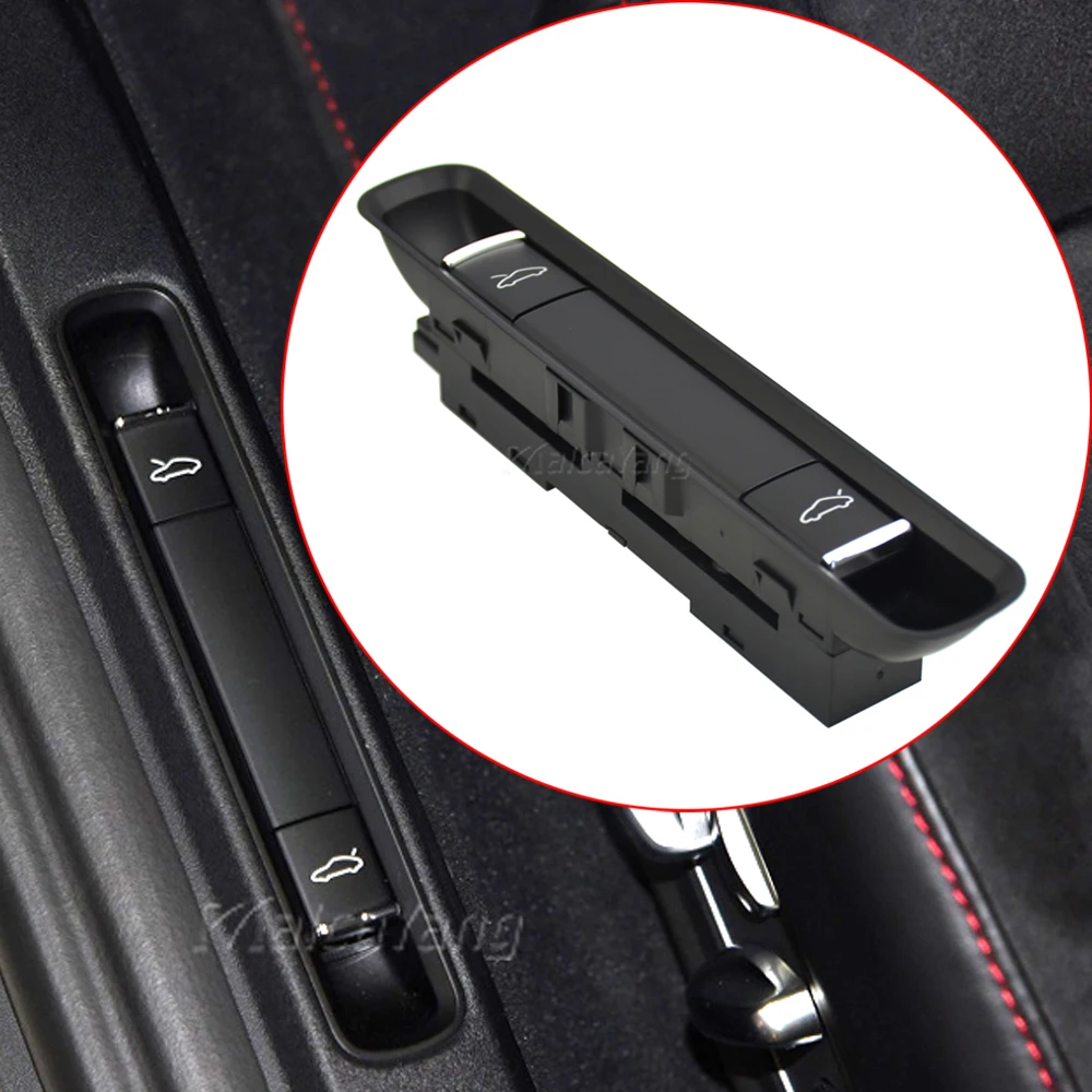 99161310501A05 6-poliger Heckklappen-Entriegelungsöffner-Griffschalter für 2012–2020 Porsche 718 991 Gen 981 Cayman Boxster Image