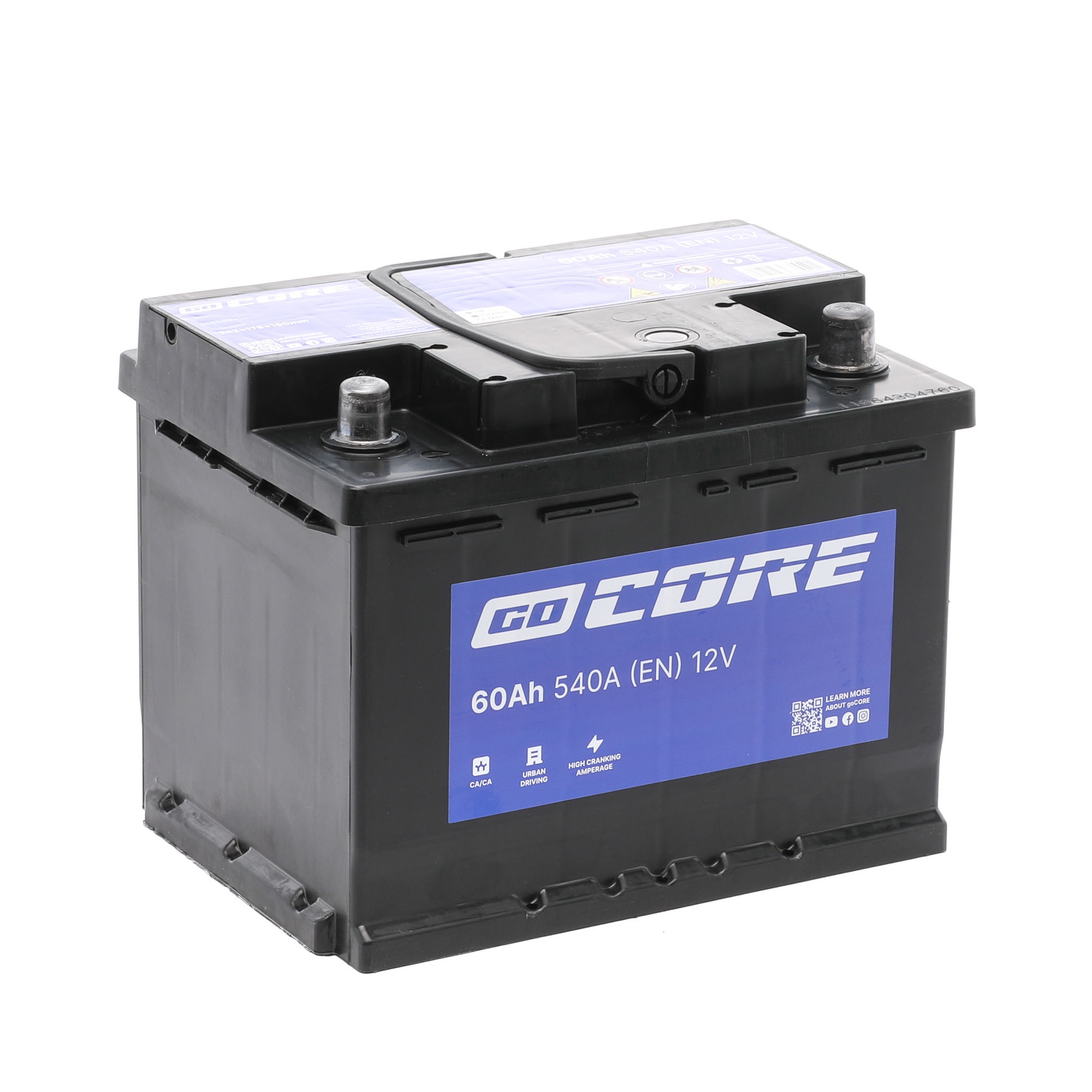 goCORE Starterbatterie VW,MERCEDES-BENZ,OPEL GCA0006 94576163,61211371405,5600RV Autobatterie,Batterie,Fahrzeugbatterie,Akku,Akkumulator 7700427648 Image