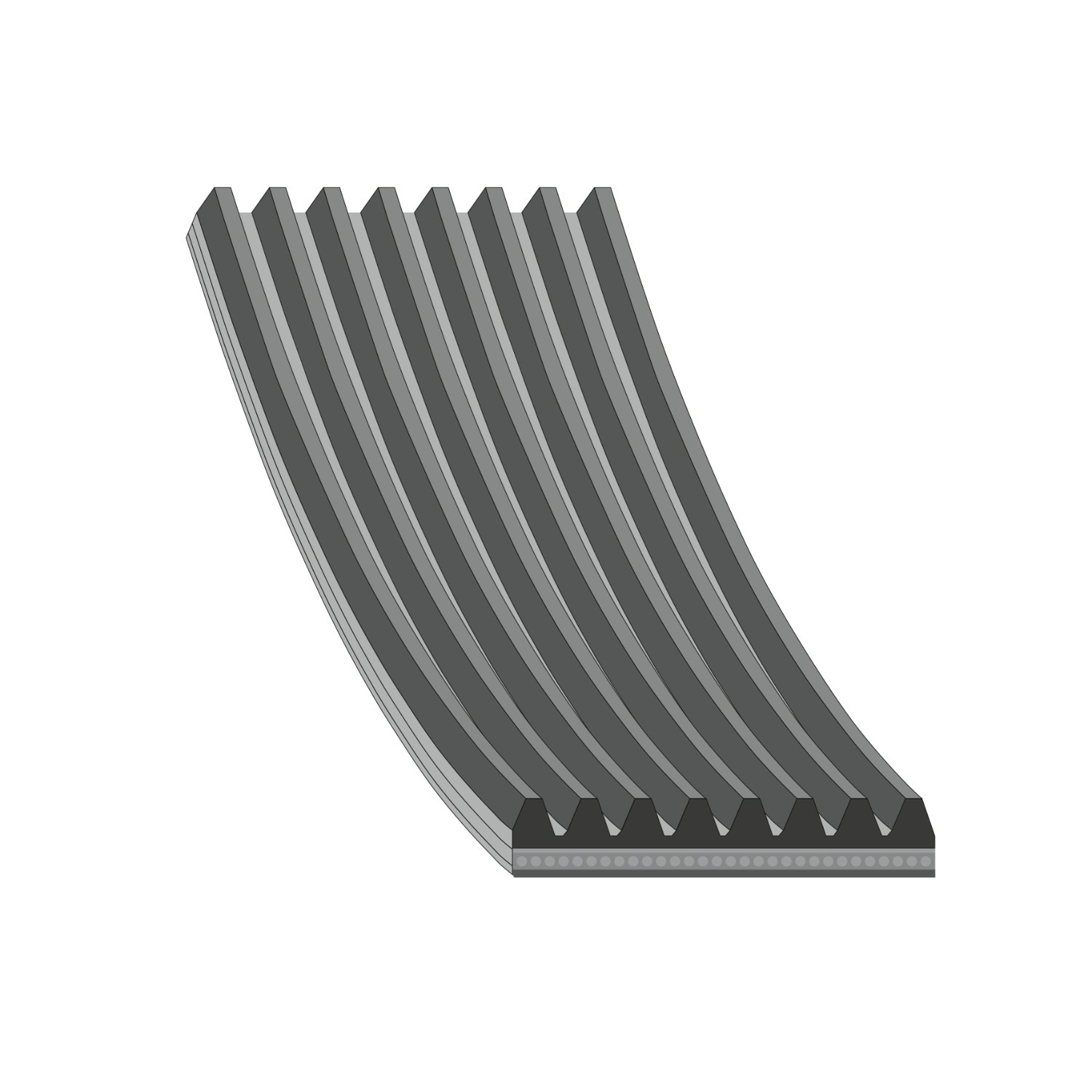 FEBI BILSTEIN Keilrippenriemen VOLVO 45202 8PK900,8PK901,8PK902 Rippenriemen 978227,8PK898,8PK899 Image