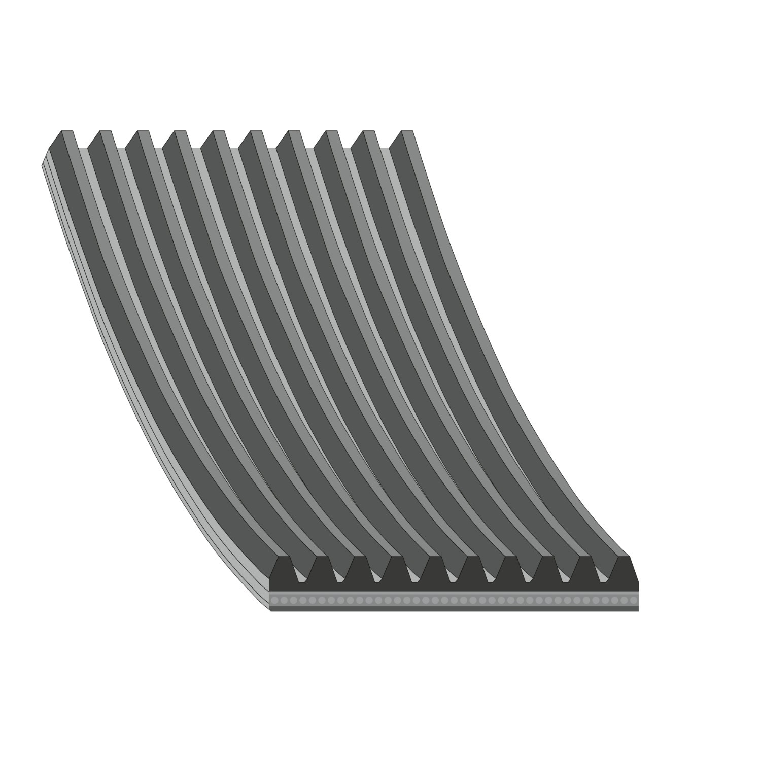 FEBI BILSTEIN Keilrippenriemen MERCEDES-BENZ 45245 0139971692,A0139971692 Rippenriemen Image