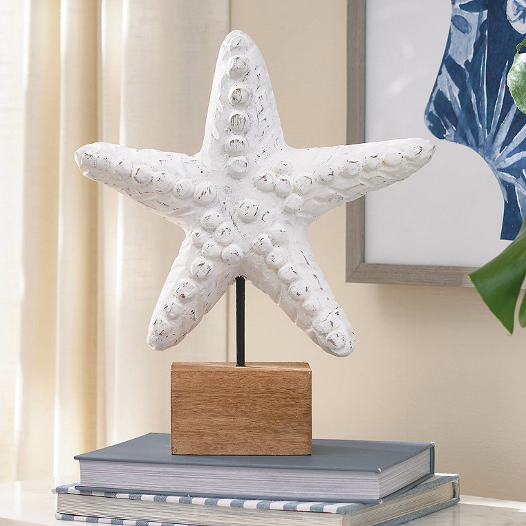 Wooden Starfish Sculpture - Grandin Road