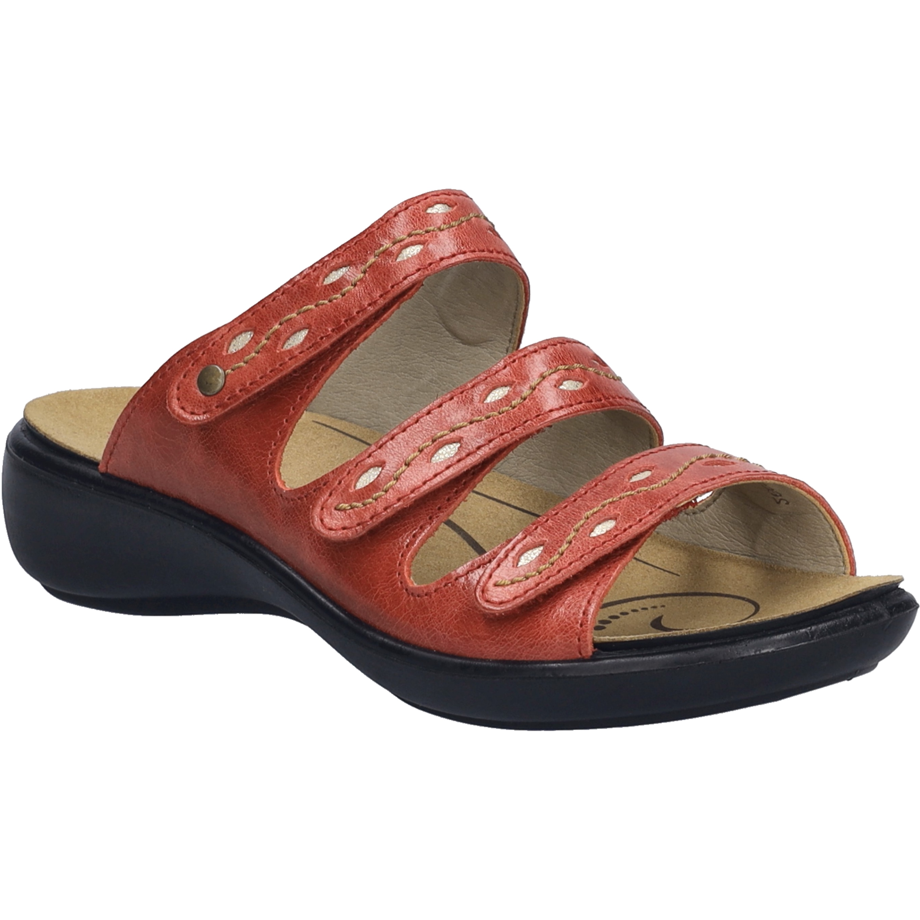 Sandale JOSEF SEIBEL "Ibiza 66, rot", Damen, Gr. 41, rot, Obermaterial: 100% Rindsleder Leather cow., Schuhe Sandale