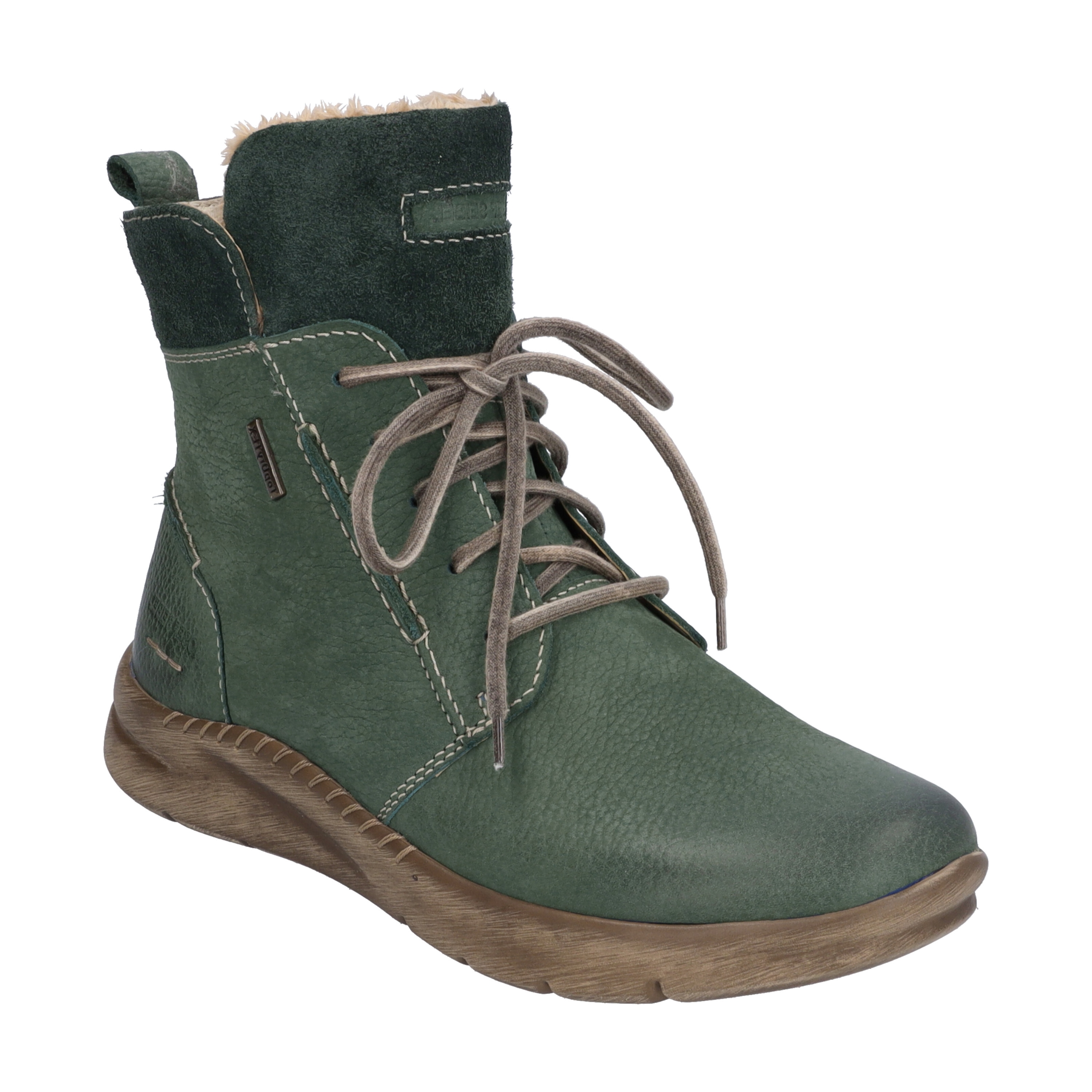 Stiefel JOSEF SEIBEL "Conny 53, grün", Damen, Gr. 36, grün, Obermaterial: 100% Rindsleder Leather cow., Schuhe Stiefel