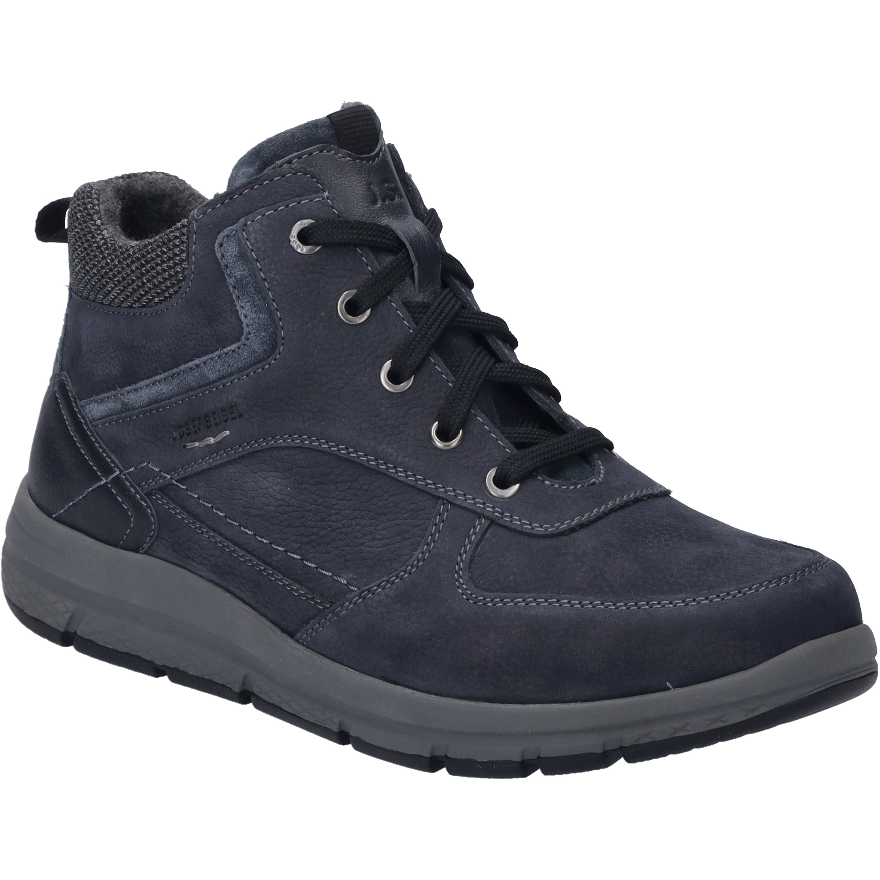 Stiefelette JOSEF SEIBEL "Giuseppe 10, indigo", Herren, Gr. 46, blau (indigo), Obermaterial: 100% Rindsleder Leather cow., Schuhe Stiefelette