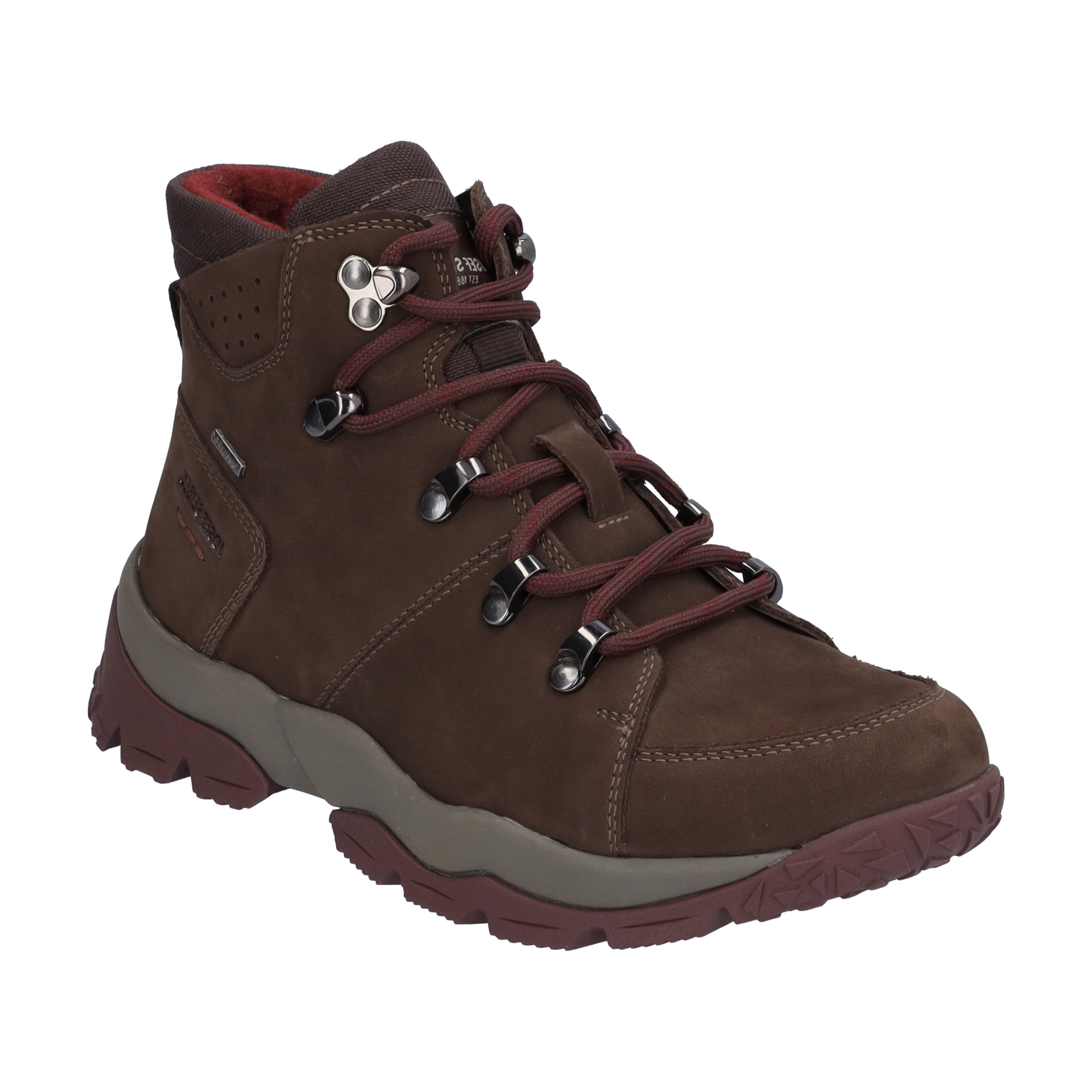 Stiefelette JOSEF SEIBEL "Philippa 50, brandy", Damen, Gr. 37, braun (brandy), Obermaterial: 80% Rindsleder Leather cow. 20% Textilmaterial TEXMAT., Schuhe Stiefelette