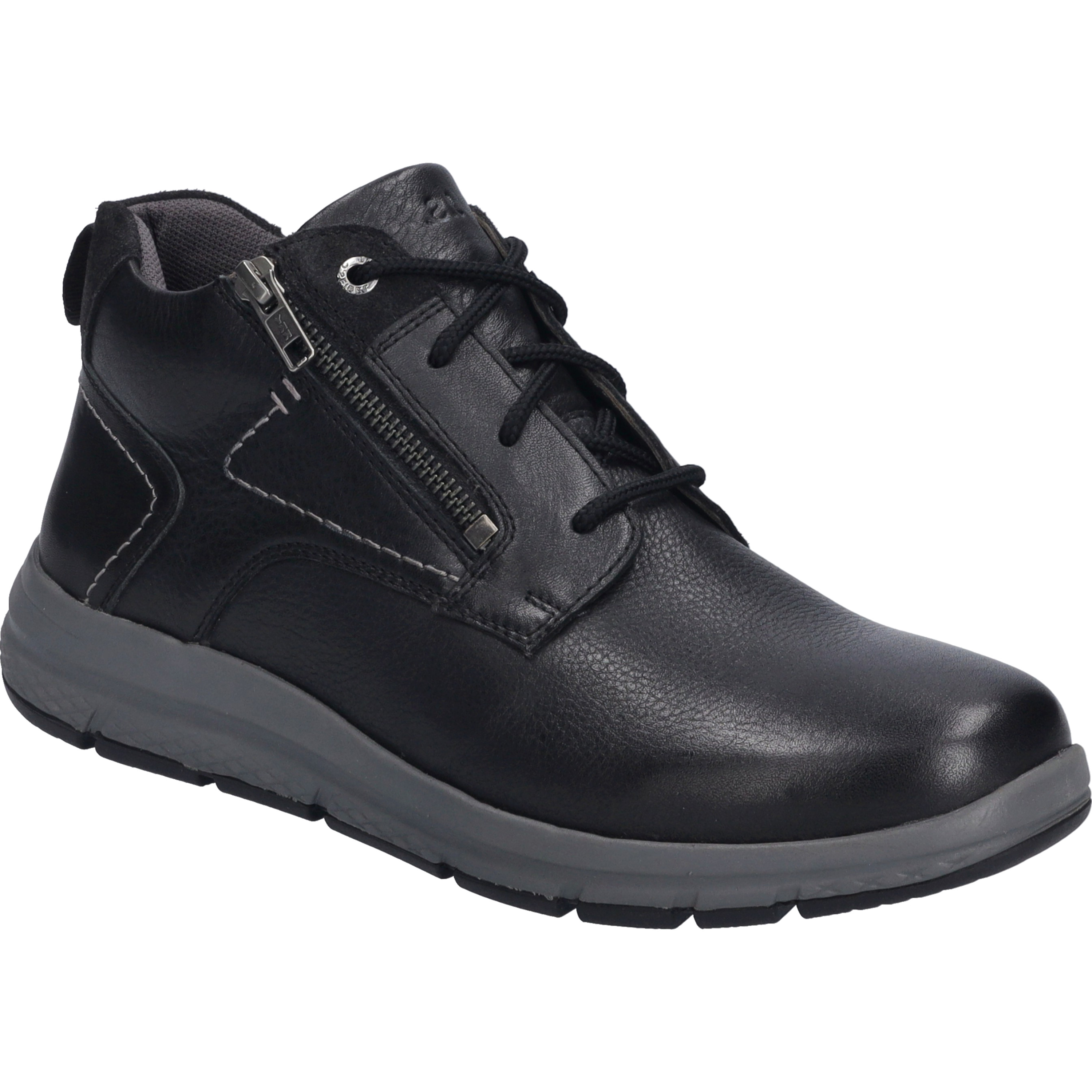 Stiefelette JOSEF SEIBEL "Giuseppe 03, schwarz", Herren, Gr. 45, schwarz, Obermaterial: 100% Rindsleder Leather cow., Schuhe Stiefelette