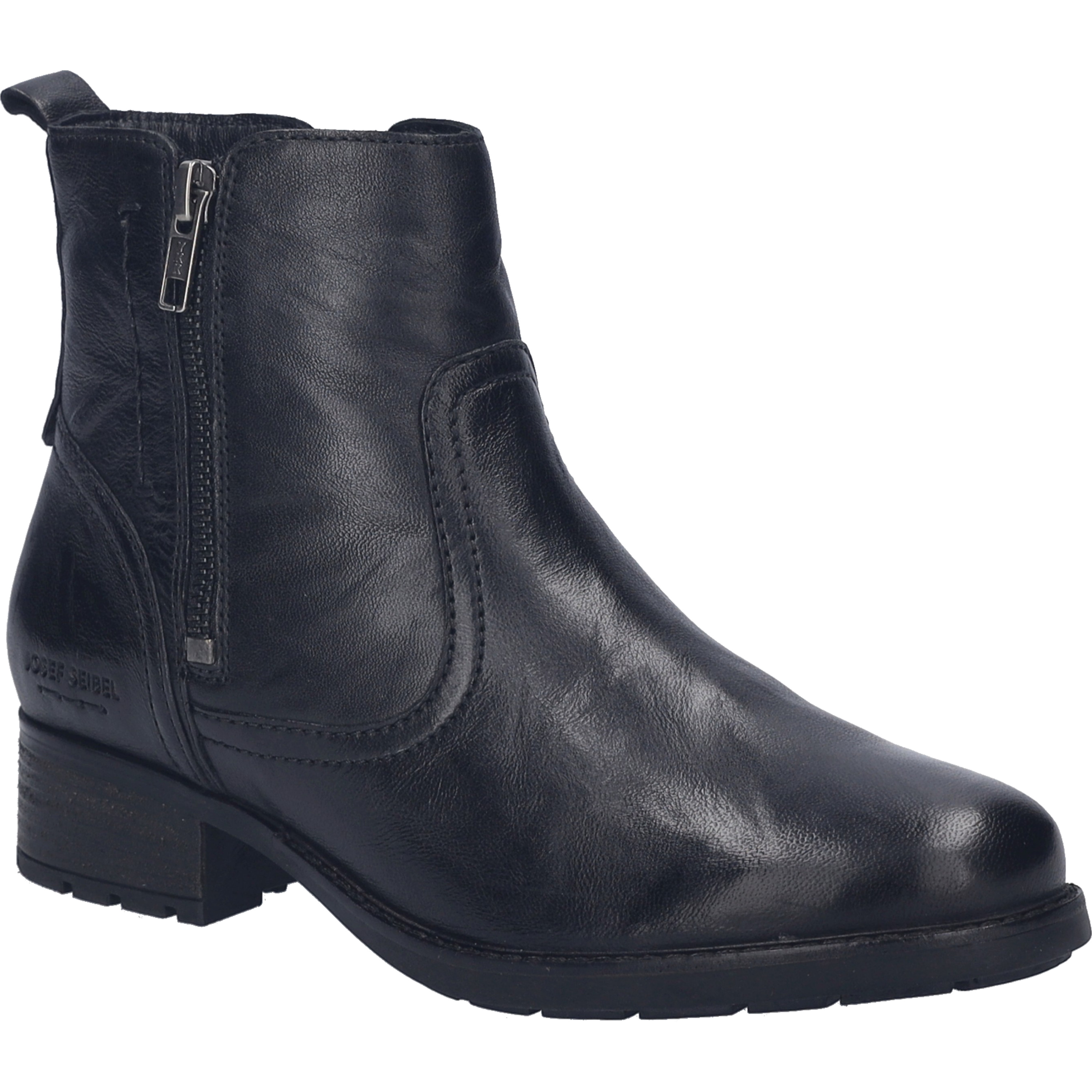 Stiefelette JOSEF SEIBEL "Kate 20, schwarz", Damen, Gr. 40, schwarz, Obermaterial: 100% Rindsleder Leather cow., Schuhe Stiefelette