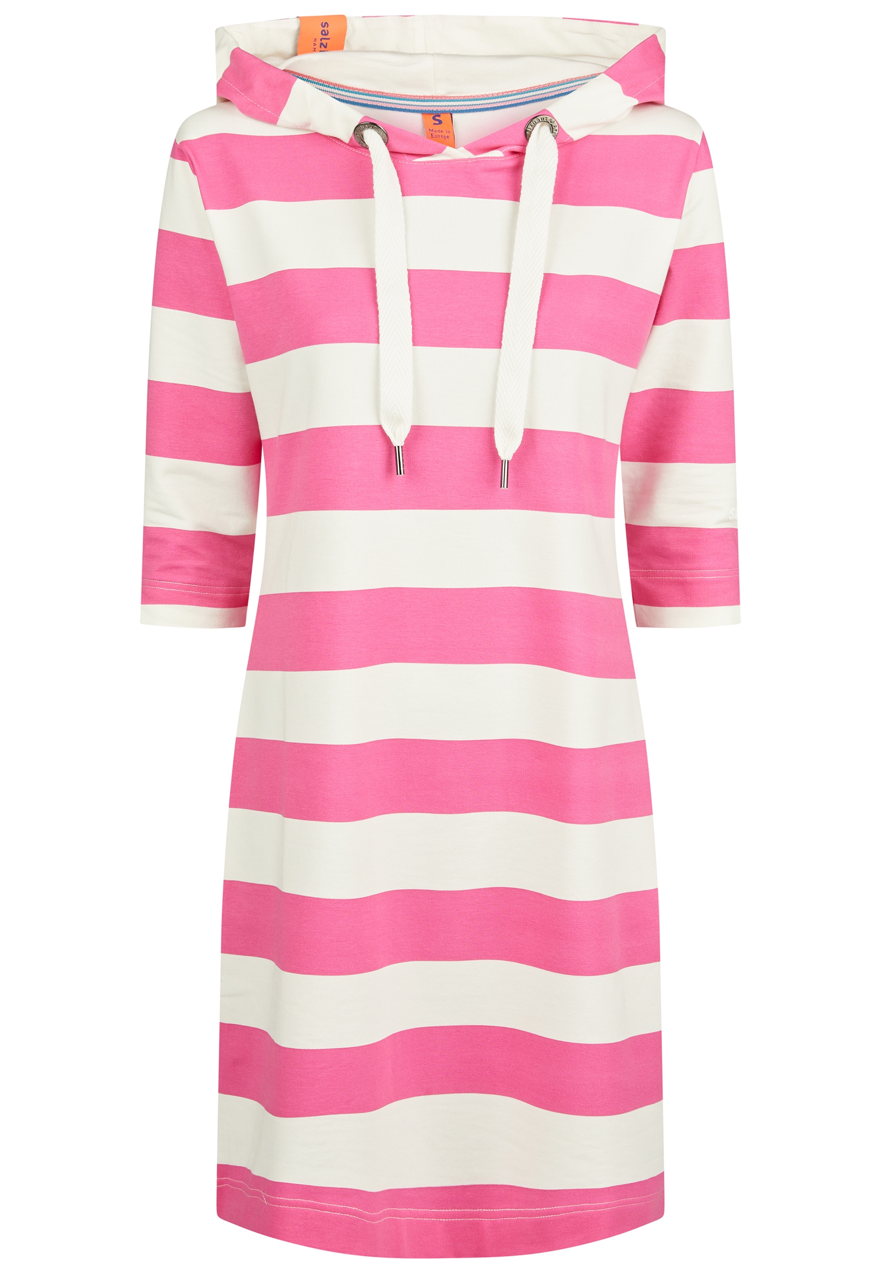 Minikleid SALZHAUT "Kurzes Kleid (Mini) USE", Damen, Gr. L, EURO, rosa (sanftes weiß, blossom), Obermaterial: 92% Baumwolle CO. 8% Elasthan EL., Kleider Minikleid