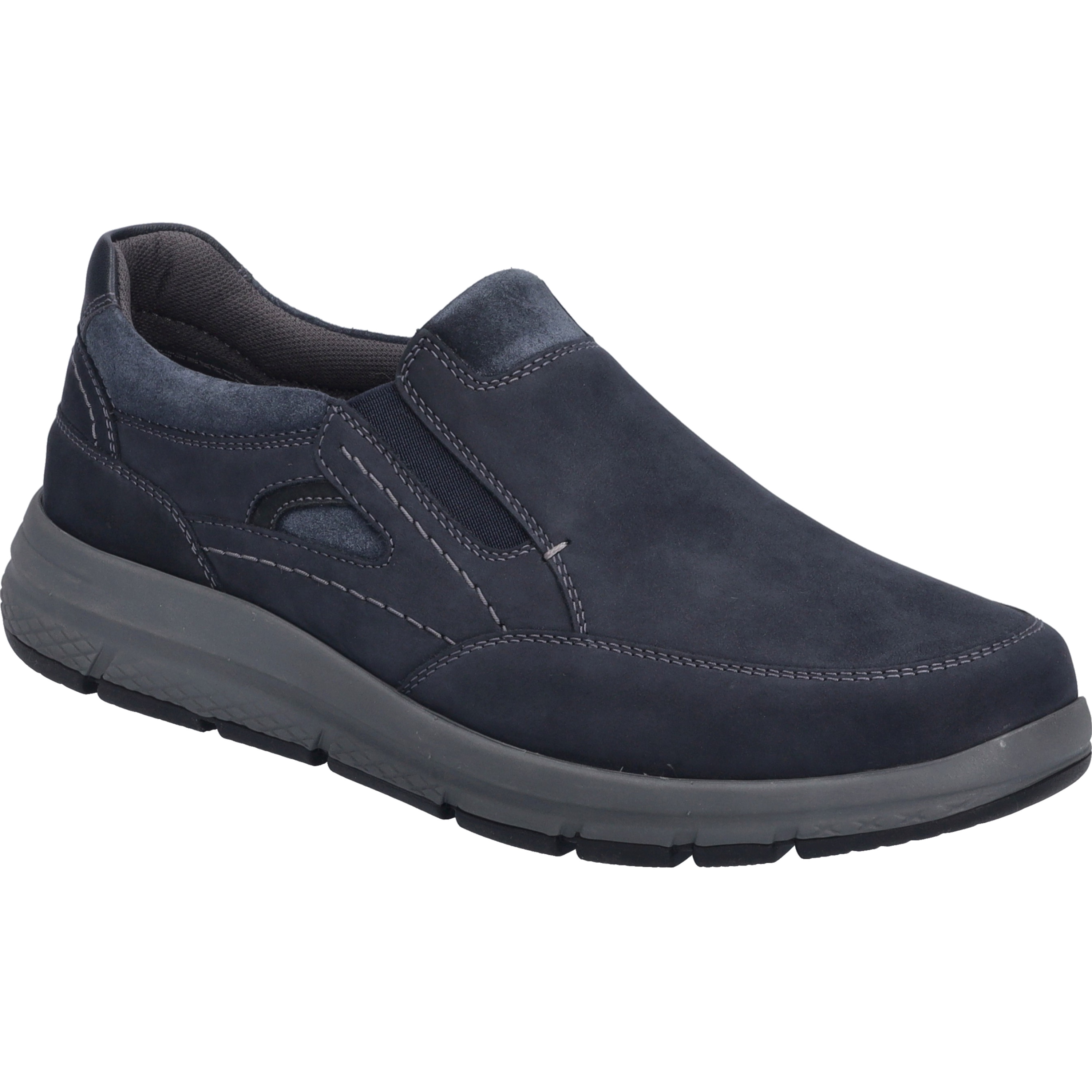 Slipper JOSEF SEIBEL "Giuseppe 09, indigo", Herren, Gr. 46, blau (indigo), Obermaterial: 100% Rindsleder Leather cow., Schuhe Slipper