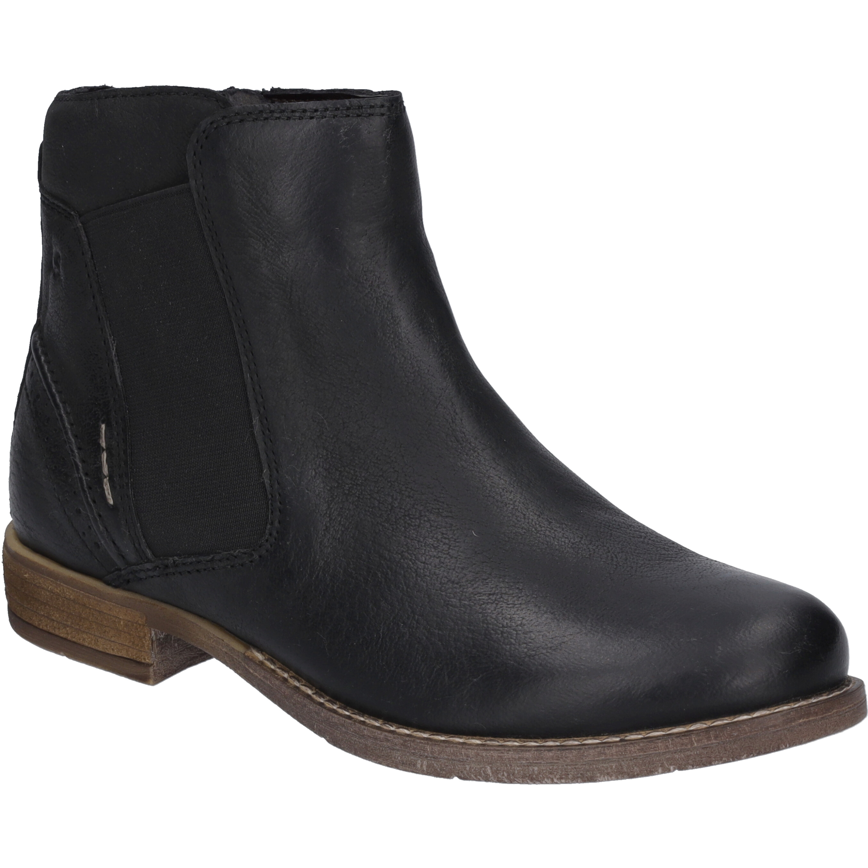 Stiefelette JOSEF SEIBEL "Sienna 35, schwarz", Damen, Gr. 39, schwarz, Obermaterial: 100% Rindsleder Leather cow., Schuhe Stiefelette