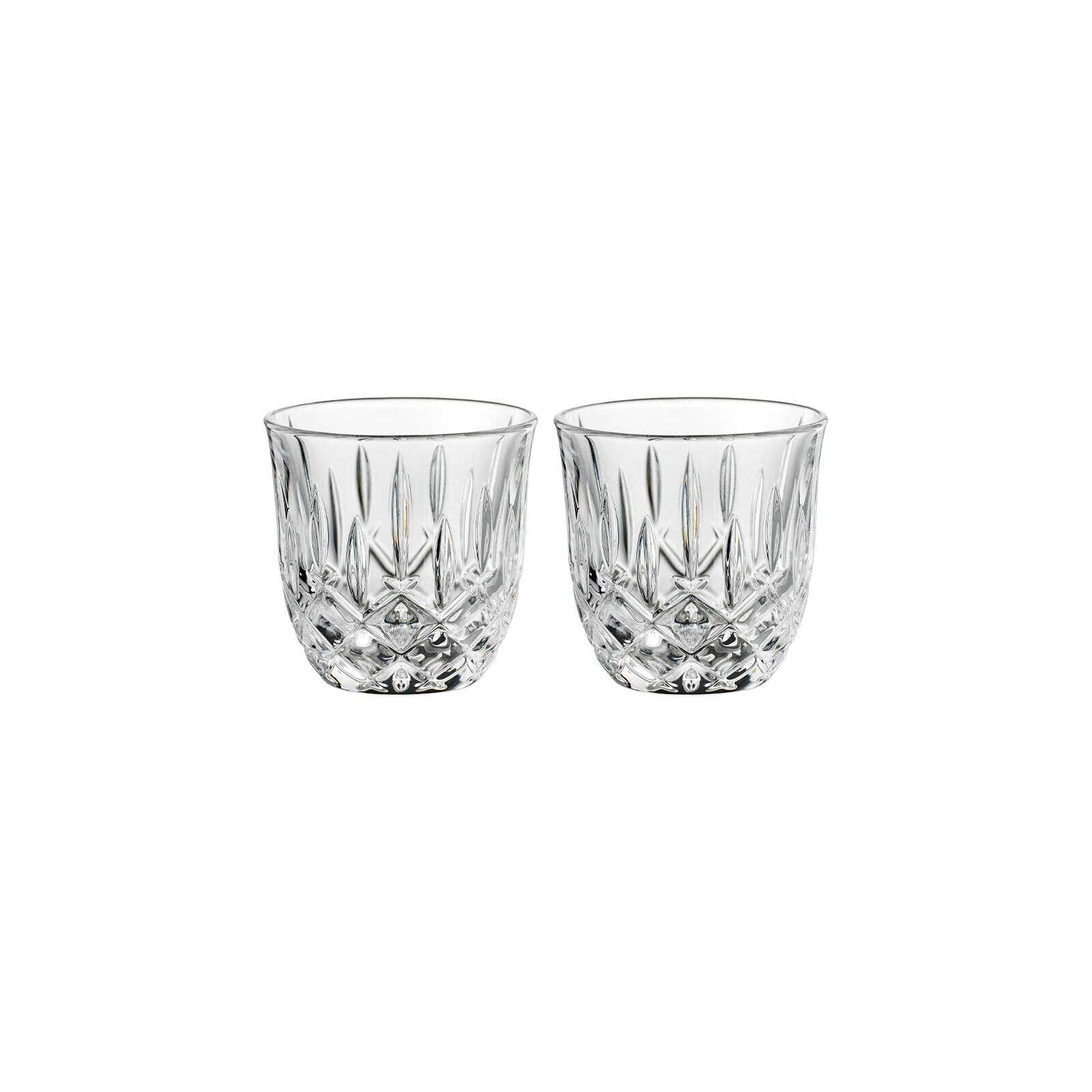 Espressoglas NACHTMANN "Espresso / Doppio Gläser Noblesse Barista 90 ml 2er Set transparent", bunt (transparent), Glas, Trinkgefäße Image