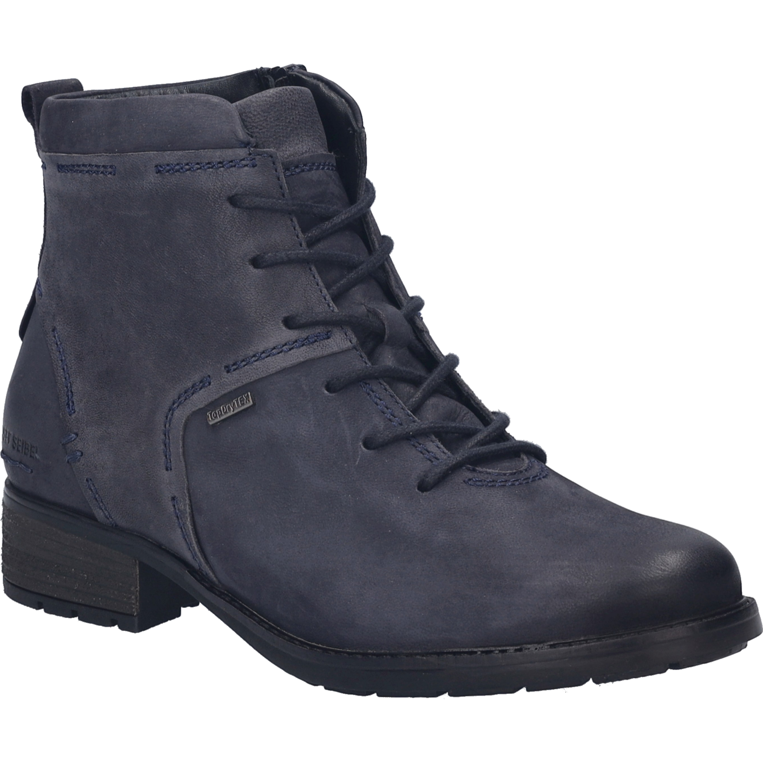 Stiefelette JOSEF SEIBEL "Kate 52, ocean", Damen, Gr. 40, blau (ocean), Obermaterial: 100% Rindsleder Leather cow., Schuhe Stiefelette