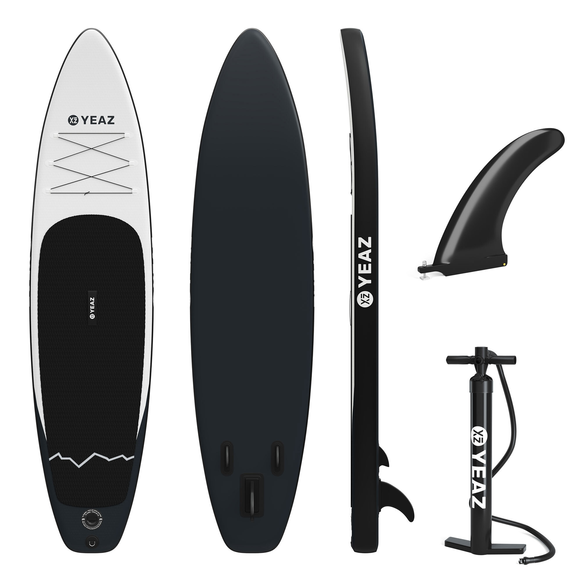 Inflatable SUP-Board YEAZ "SUP Board NALANI - EXOTRACE -", weiß, Wassersportboards Image