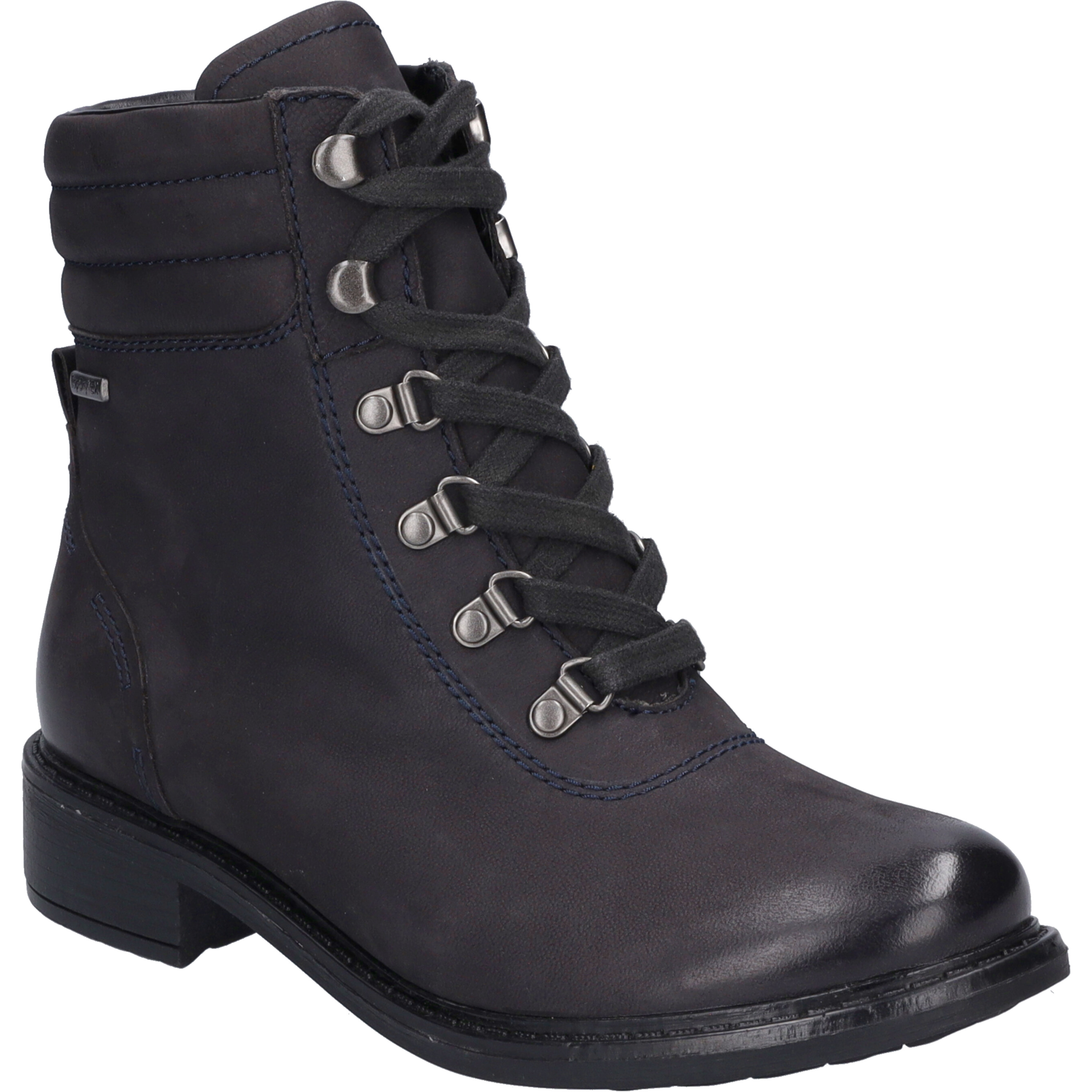 Stiefelette JOSEF SEIBEL "Selena 52, ocean", Damen, Gr. 39, blau (ocean), Obermaterial: 100% Rindsleder Leather cow., Schuhe Stiefelette