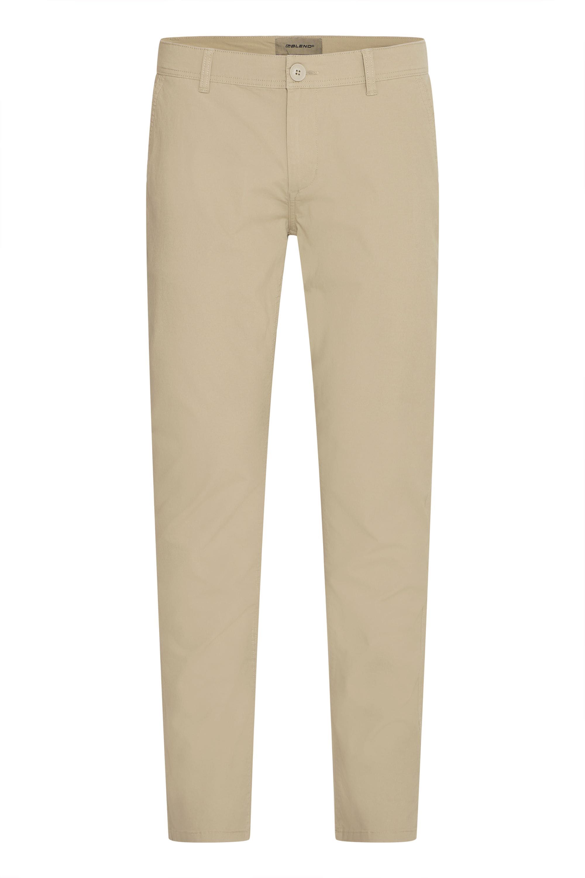 Chinohose BLEND "Chinohose BHTiran", Herren, Gr. 30, Länge 30, beige (dune), Obermaterial: 98% Baumwolle CO. 2% Elasthan EL., Hosen Chinohose