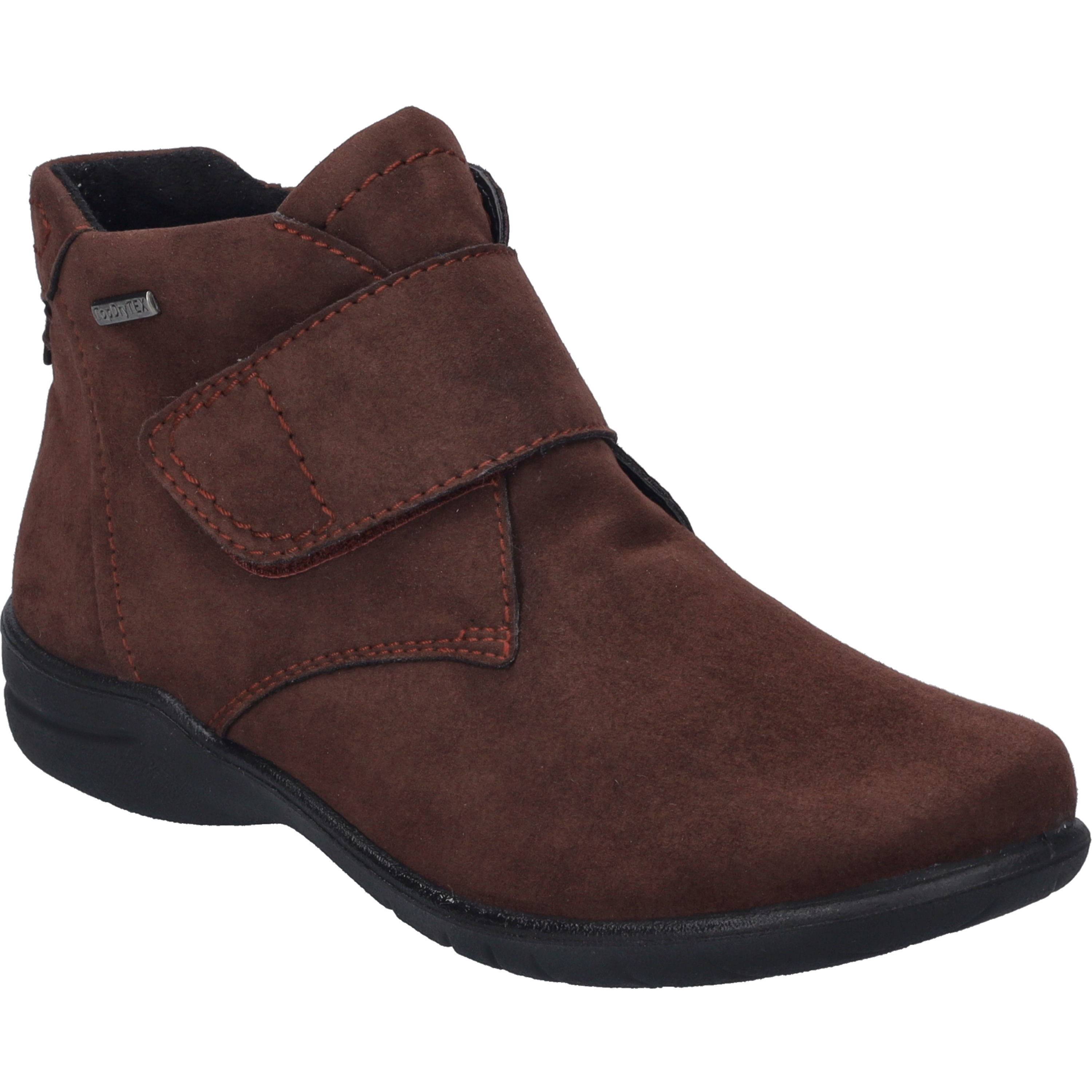Stiefelette JOSEF SEIBEL "Helen 51, bordeaux", Damen, Gr. 38, rot (bordeaux), Obermaterial: 100% Textilmaterial TEXMAT., Schuhe Stiefelette